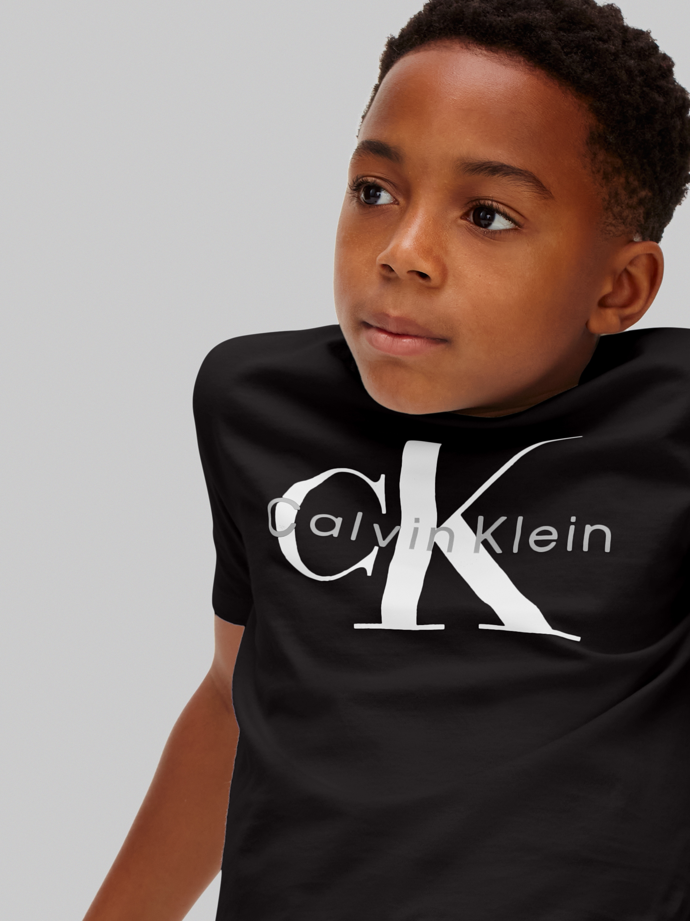 Calvin Klein Jeans T-Shirt »MONO LOGO T-SHIRT« Regular fit für Kinder, mit Logoschriftzug