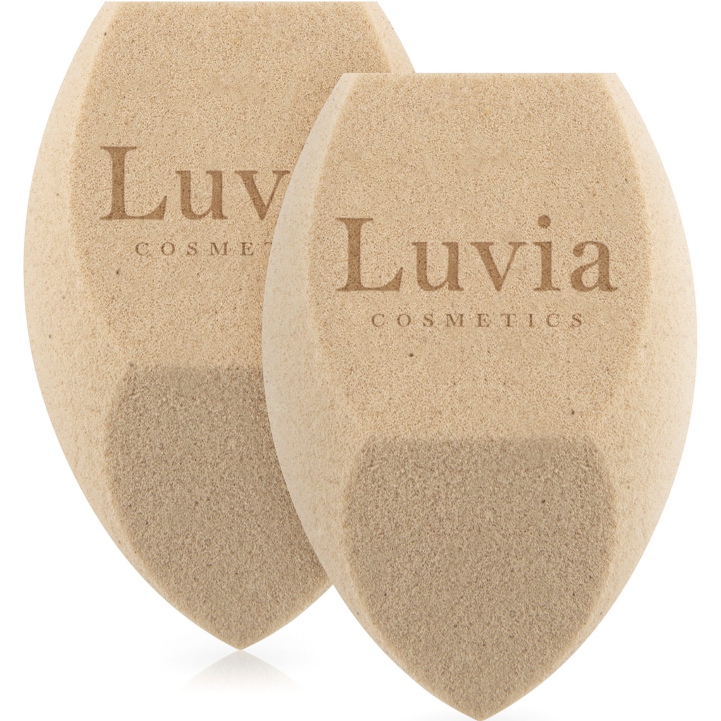 Luvia Cosmetics Make-up Schwamm »Tea Make-up Sponge Set«, (Packung, 2 tlg., hautfreundlicher Make-up Schwamm mit wertvollen Tee-Bestandteilen)