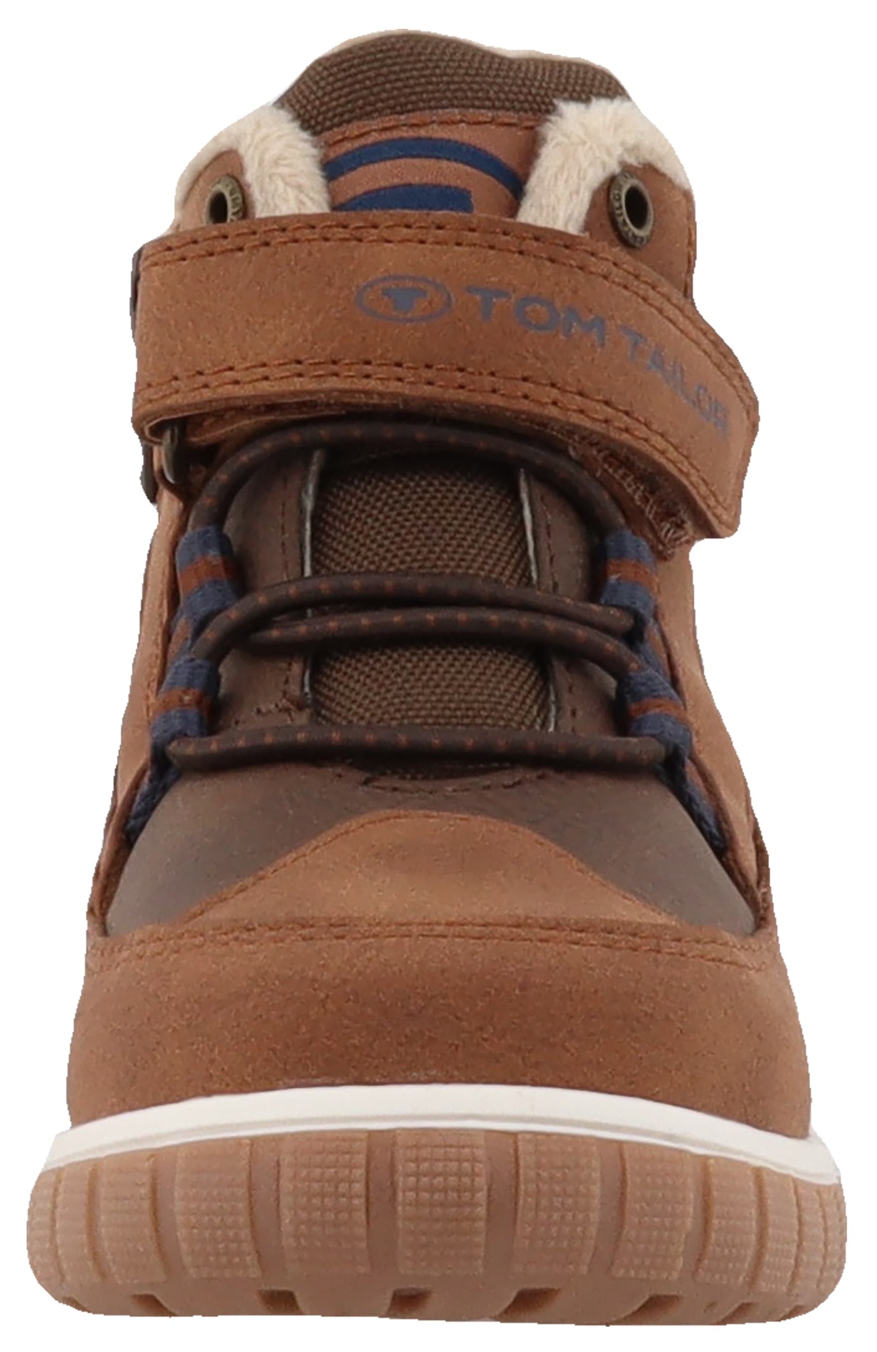 TOM TAILOR Winterboots, Klettschuh, High-Top-Sneaker, Outdoorschuh mit Kontrastnähten