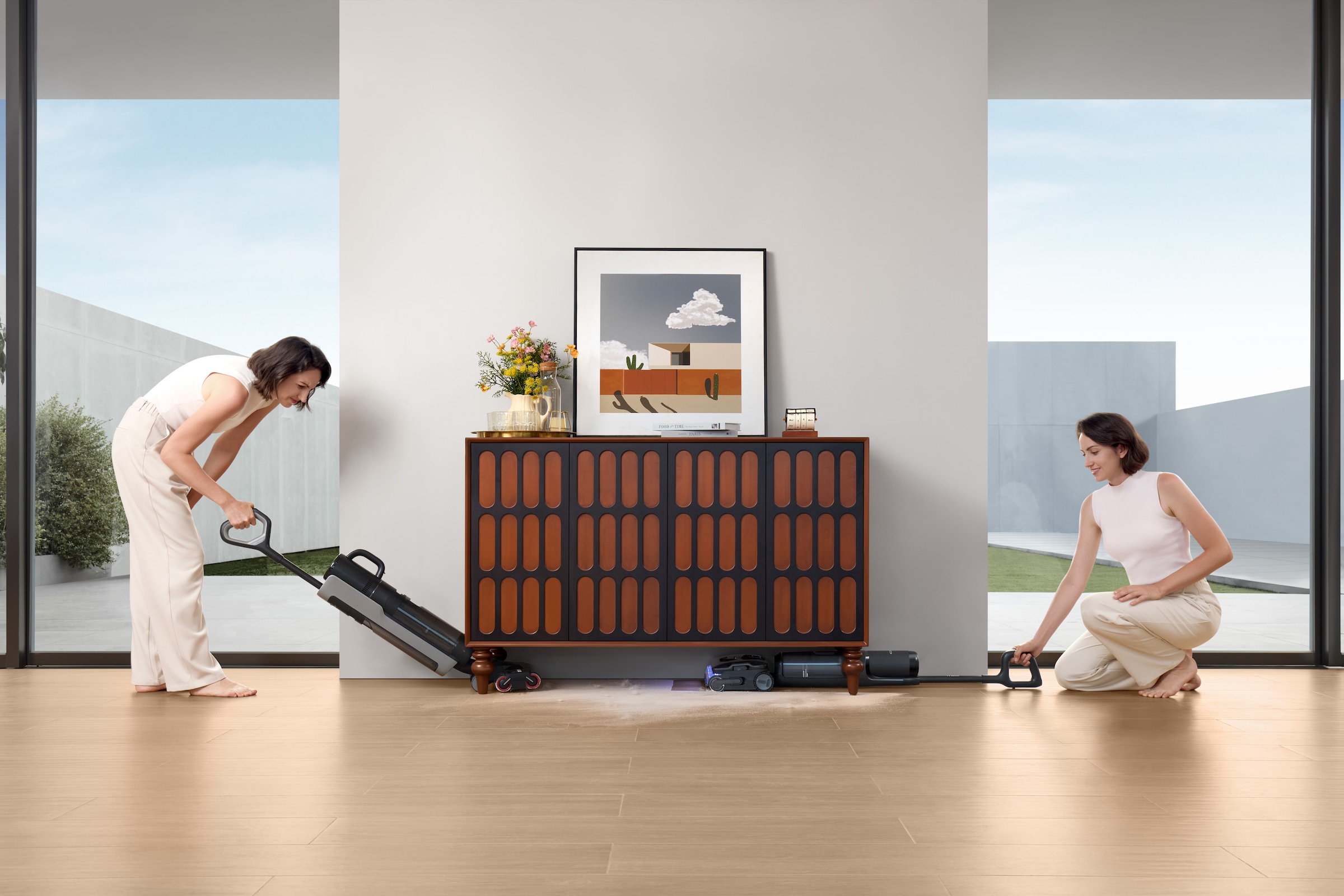 Tineco Nass-Trocken-Sauger »FLOOR ONE S7 Stretch Steam Plus mit 160°C Dampfreinigung« Selbstantrieb, 80 Minuten