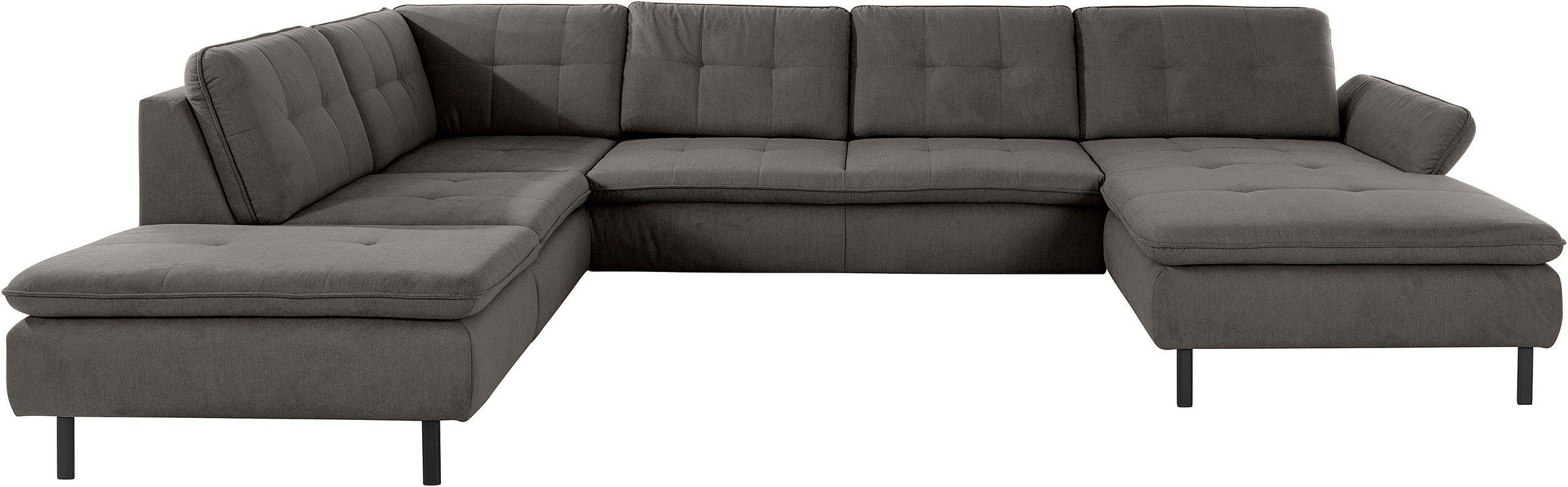 INOSIGN Wohnlandschaft »Birkholm U-Form«, Armlehnverstellung, auch in Easy Clean Bezug - mit Wasser zu reinigen