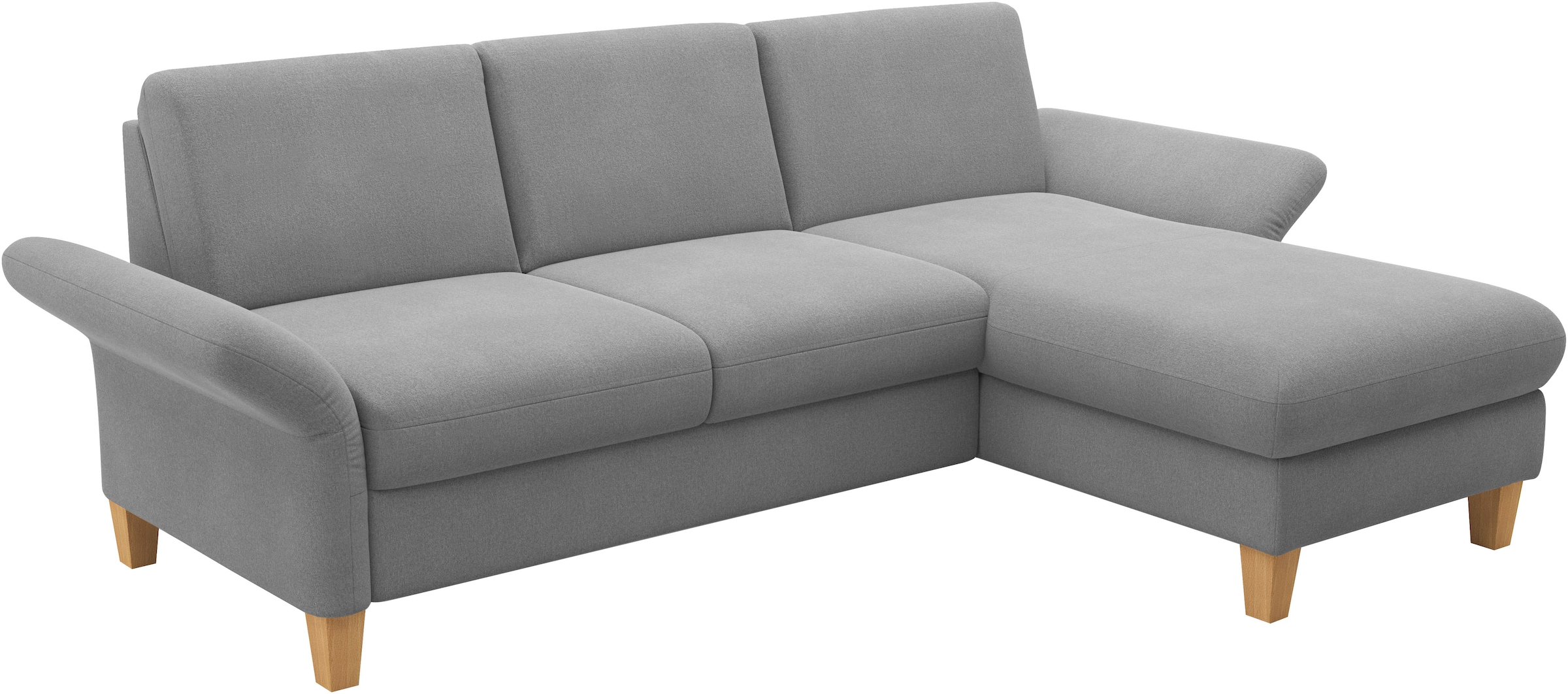 Home affaire Ecksofa »Rochelle, L-Form«, wahlweise mit Armteilverstellung, Bettfunktion und Bettkasten