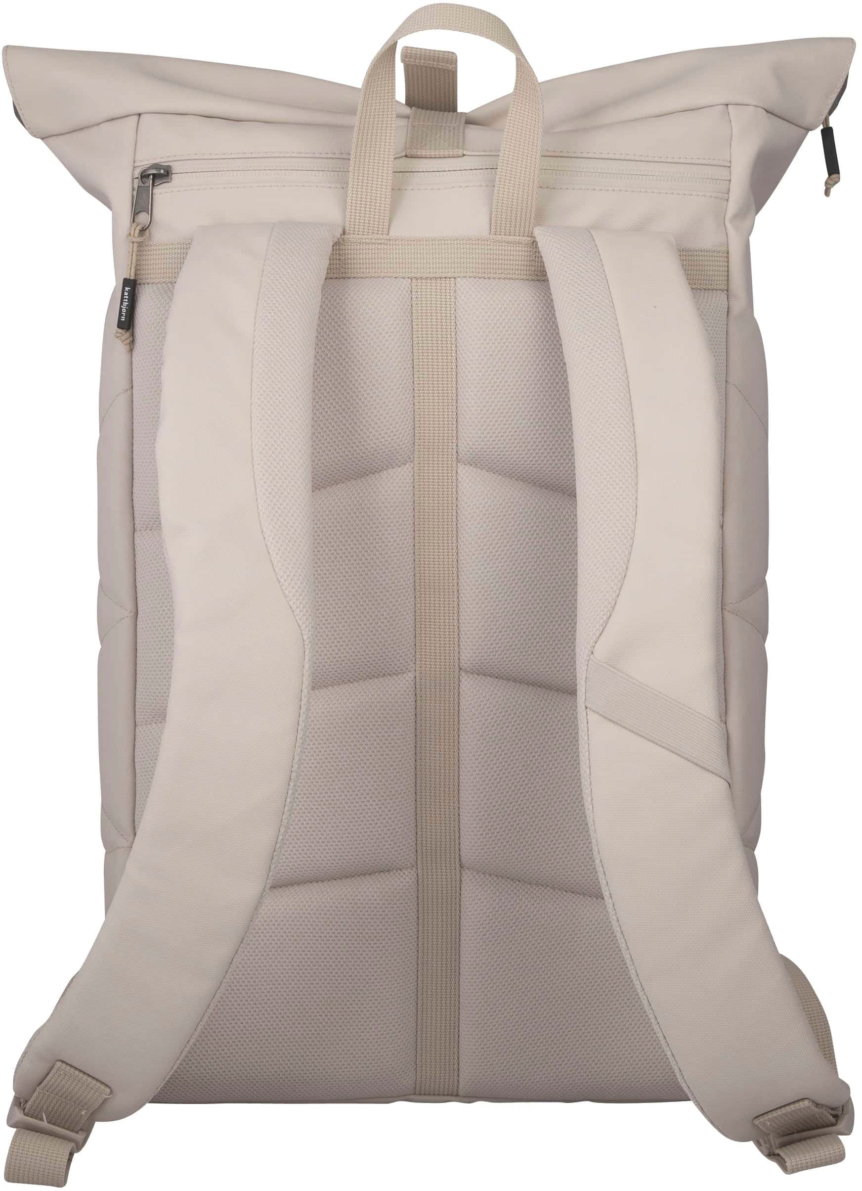 KATTBJØRN Laptoprucksack »Rolltop, Sandy Beige«