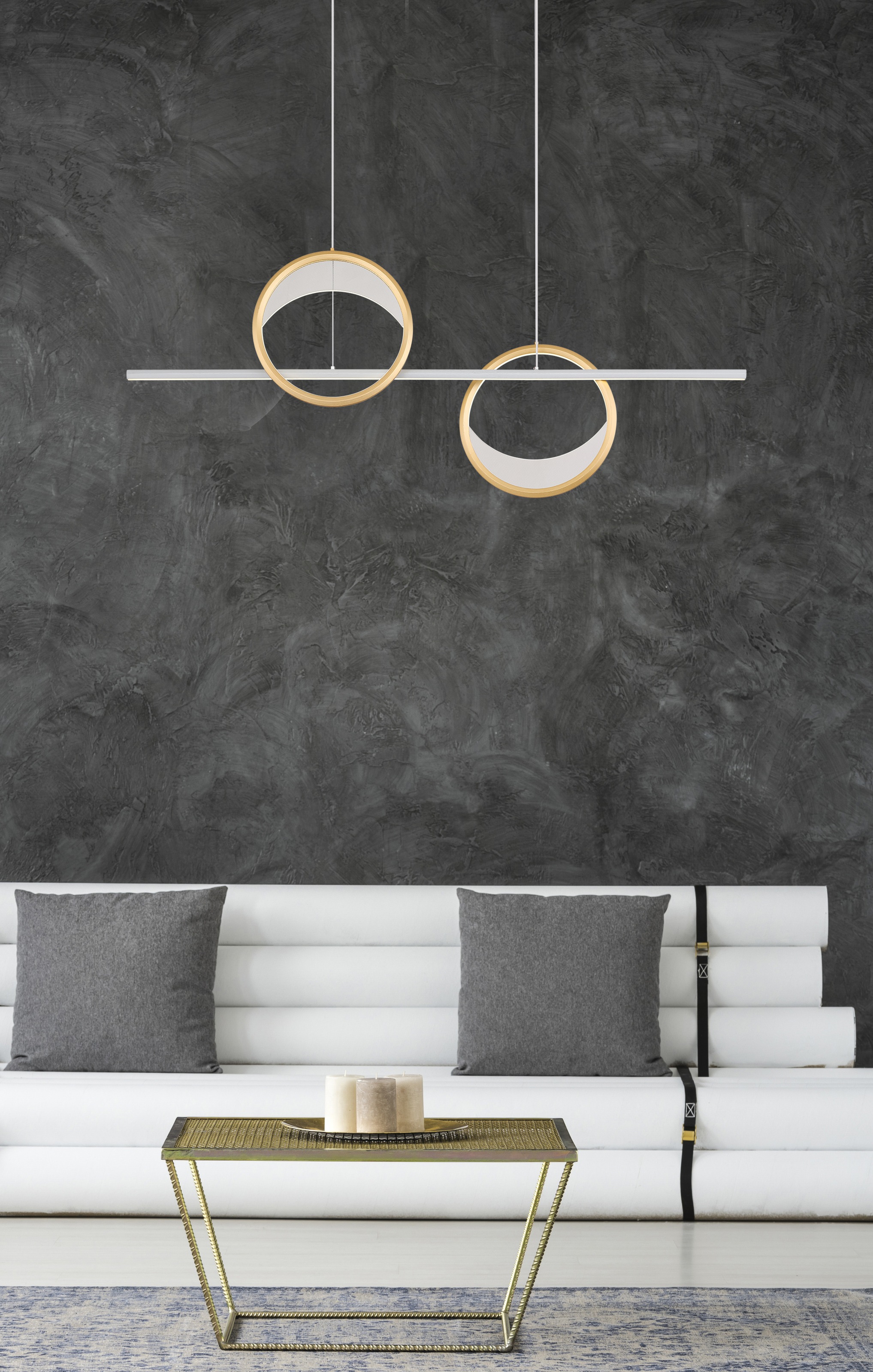 GLOBO LIGHTING Hängeleuchte »UMBRA« LED-Modul 1 Stk. warmweiß - kaltweiß Hä günstig online kaufen