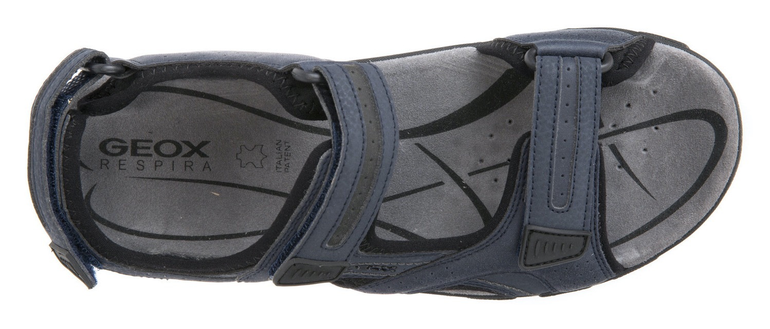 Geox Sandale »UOMO SANDAL STRADA«, Sommerschuh, Klettschuh, Outdoorsandale, im Trekking-Look