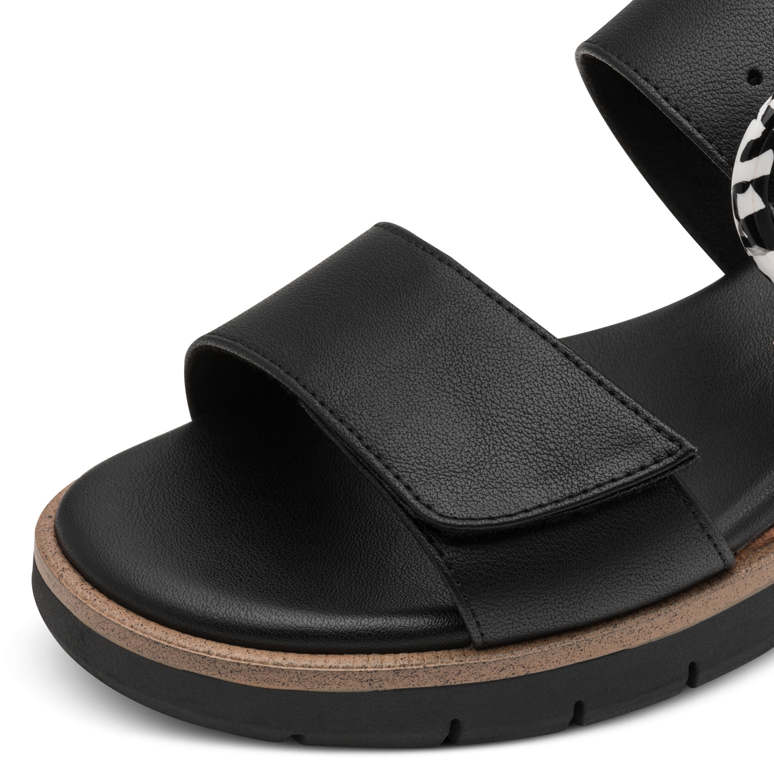 MARCO TOZZI Keilsandalette  Riemchensandale, Sommerschuh in veganer Verarbeitung