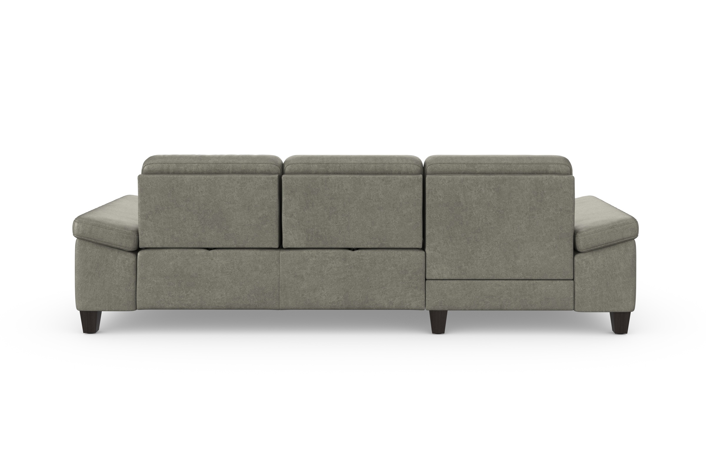 sit&more Ecksofa »Westham L-Form«, Recamiere, mit oder ohne Bettfunktion, Bettkasten, Füße wengefarben