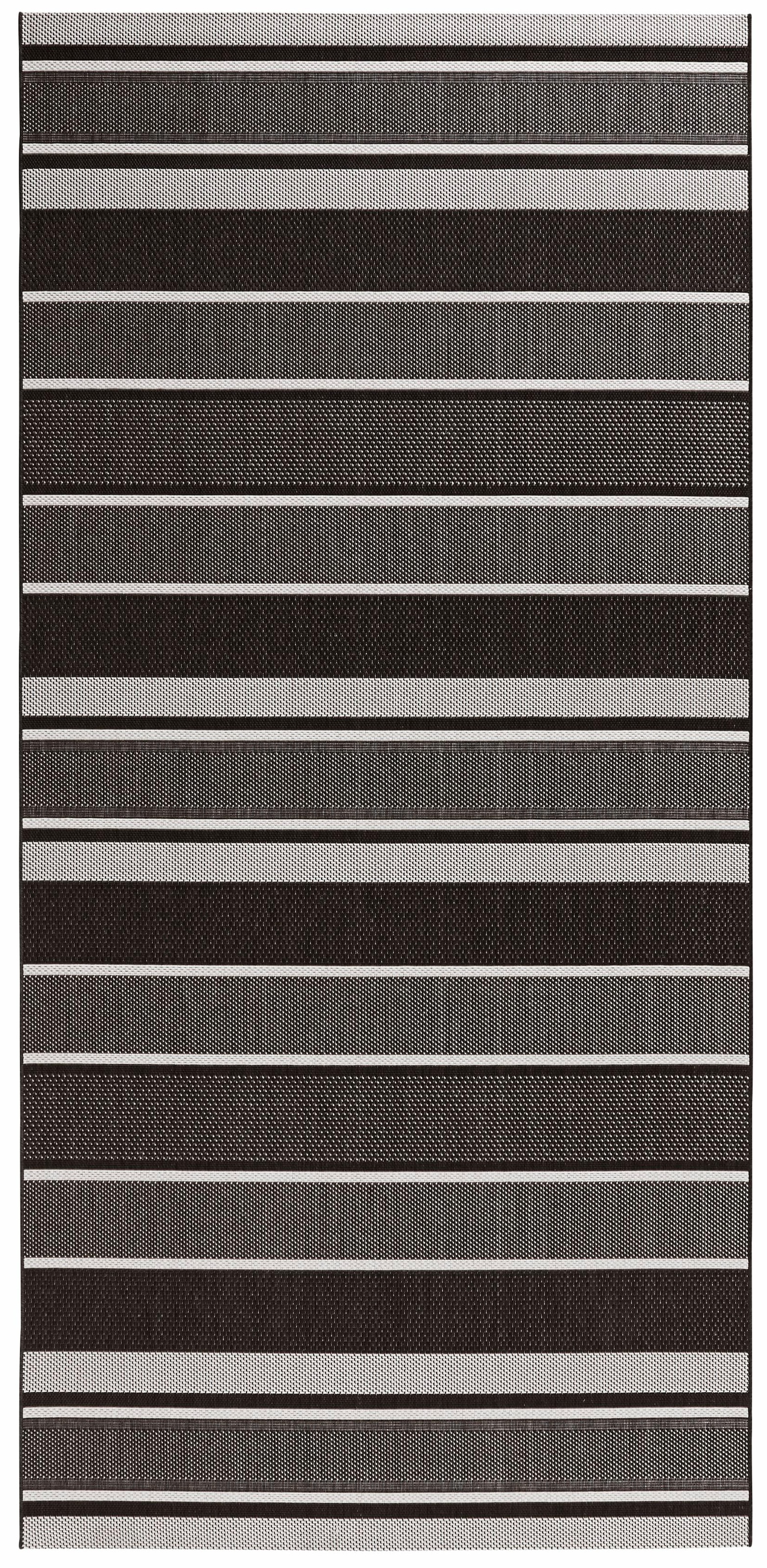 NORTHRUGS Läufer »Strap«, rechteckig, 8 mm Höhe, In- & Outdoor, Teppich, Streifen, Balkon, Terrasse, Garten, Wohnzimmer