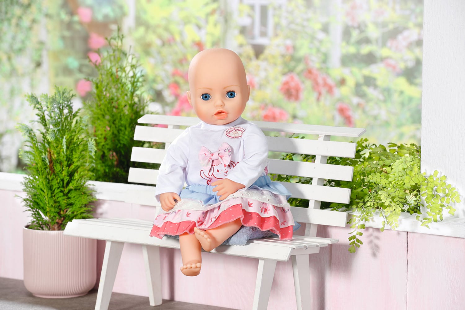 Baby Annabell Puppenkleidung »Outfit Rock, 43 cm«, mit Kleiderbügel