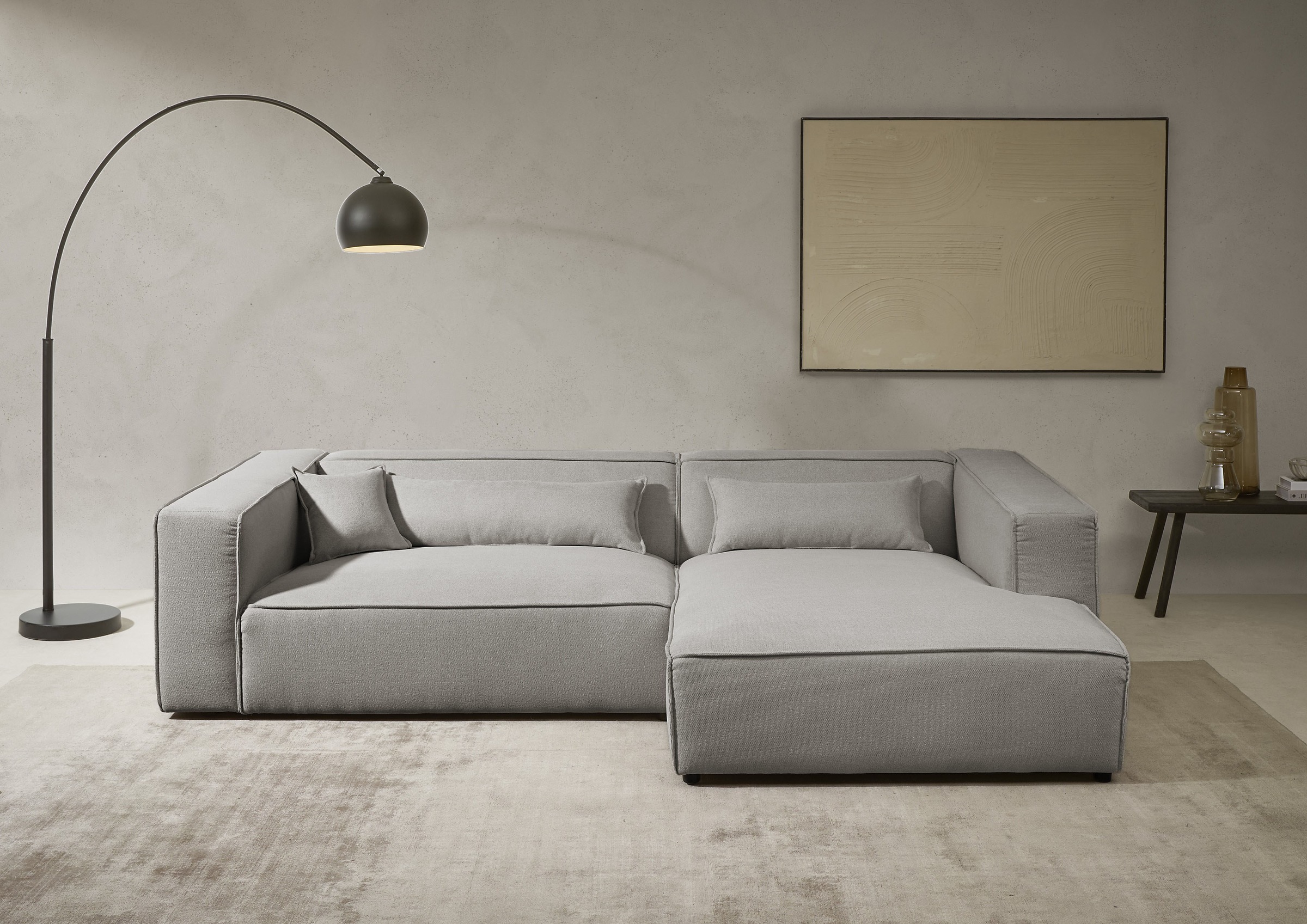 LeGer Home by Lena Gercke Ecksofa »PIARA XXL, Big-Sofa in Cord oder Leineno günstig online kaufen