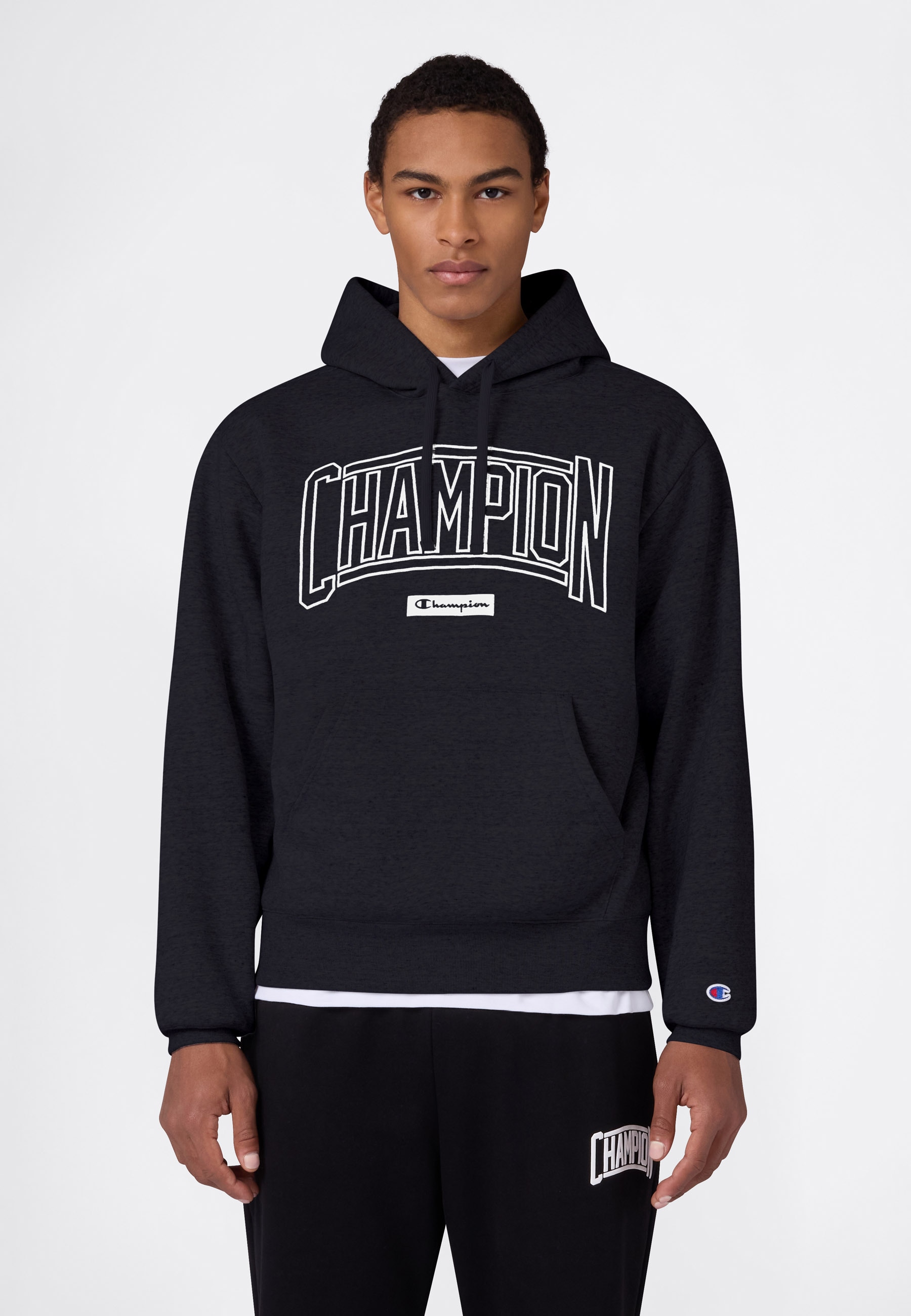 Champion Kapuzensweatshirt »COLLEGE Relax Fit Fleece Hoodie«, mit Kordelverschluss, sportlicher Stil, Rundhalsausschnitt
