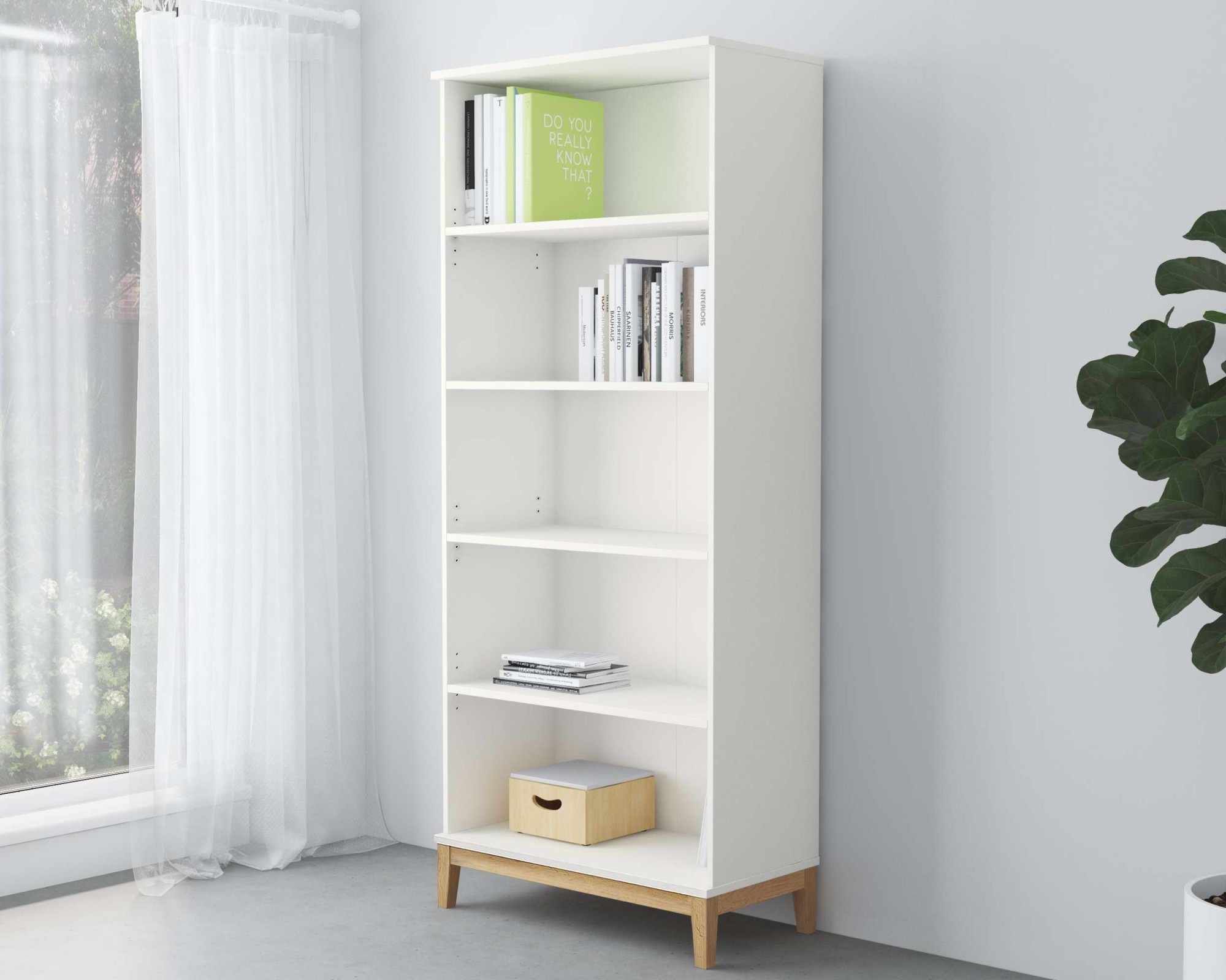 andas Bücherregal »Maryd« mit Untergestell in Holzoptik günstig online kaufen