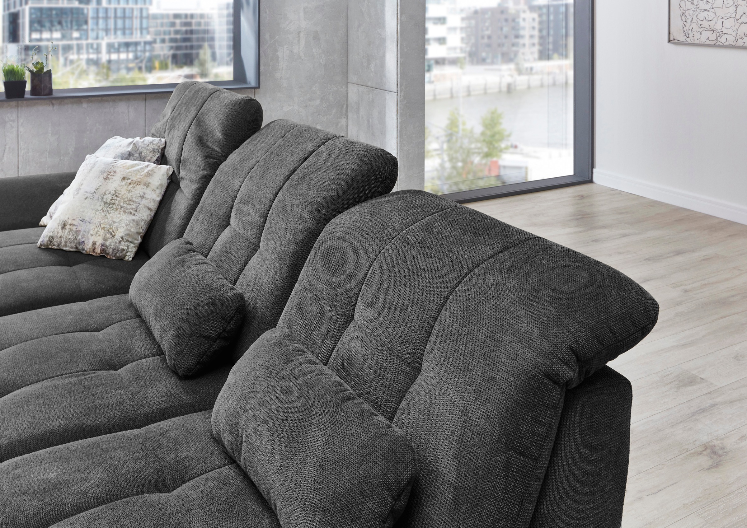 Die PlanBar Ecksofa »MP-IN17004 L-Form«, wahlweise mit Funktion, Federkern