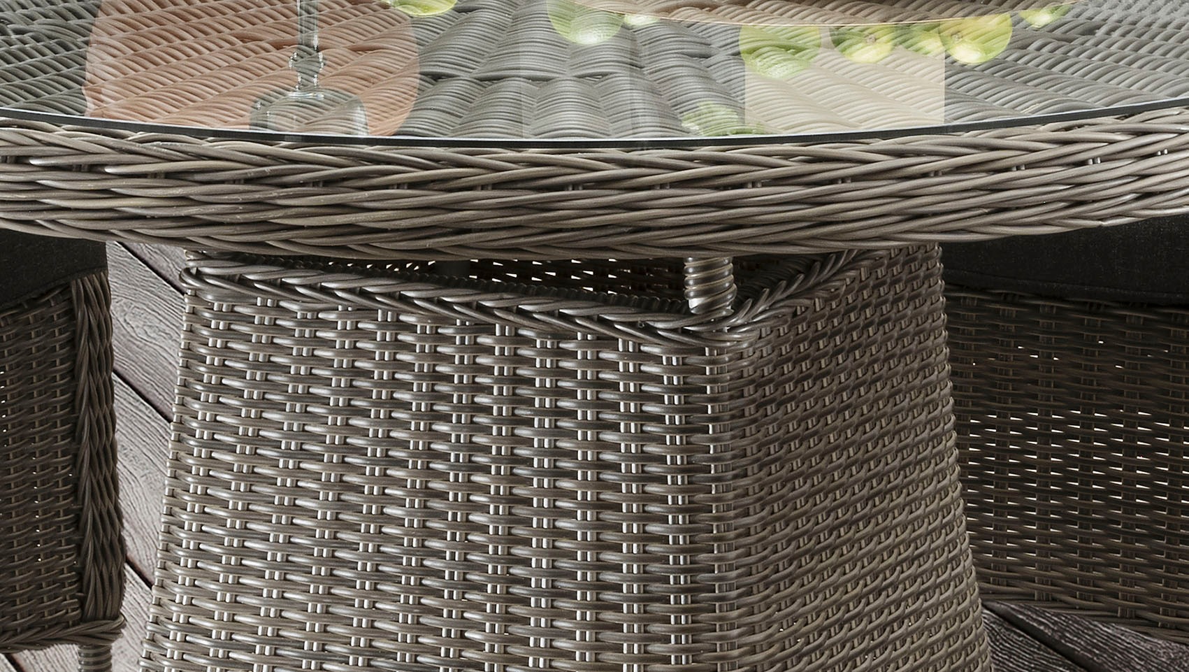 Destiny Garten-Essgruppe »CASA LUNA«, (13 tlg., 4x Sessel, 1x Tisch, inkl. Auflagen), Aluminium, Polyrattan