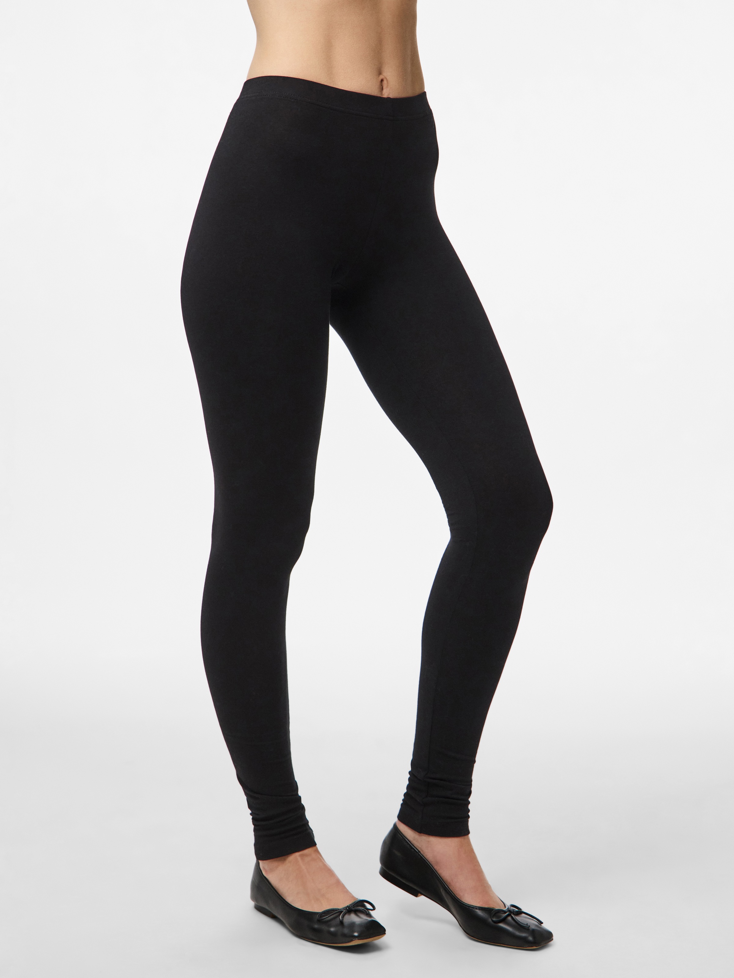 pieces Leggings »PCAMELIA LEGGINGS 2-PACK NOOS BC«, (Packung, 2 tlg.)