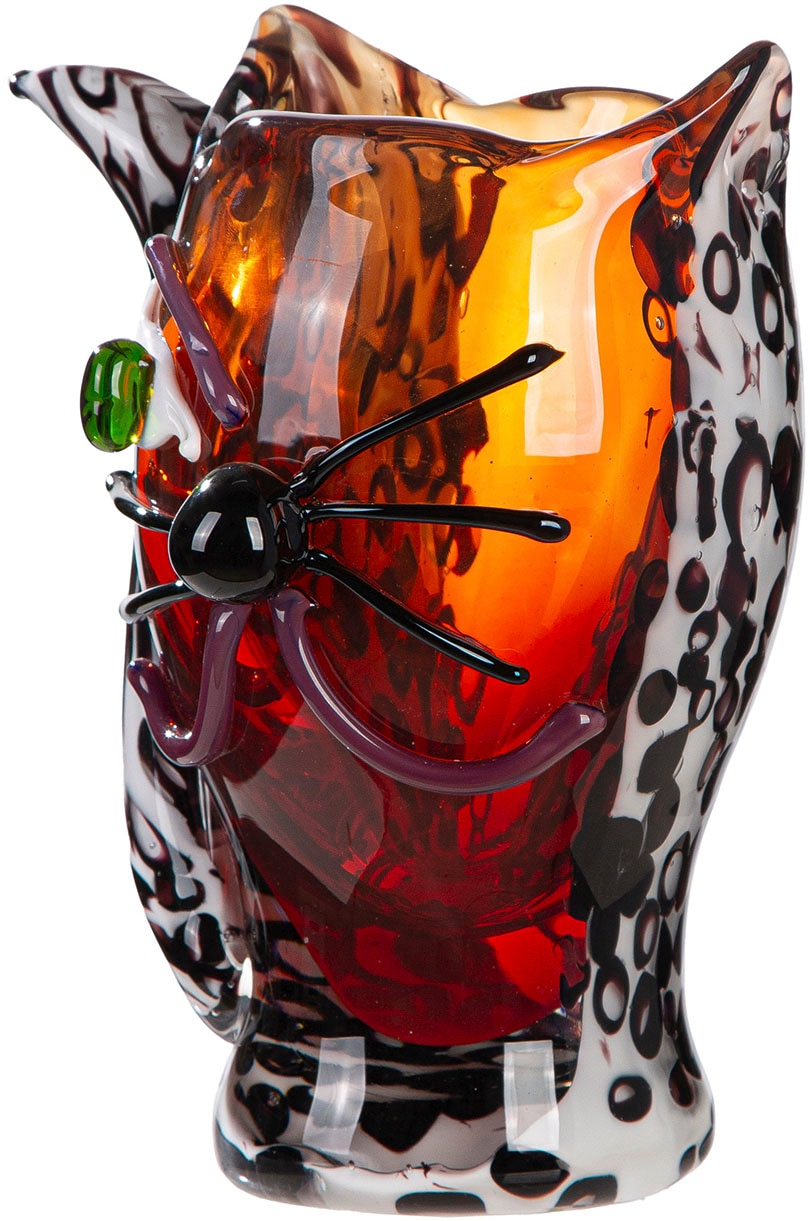 GILDE Tischvase »Gesichtsvase Katze Cat braun H. 27 cm«