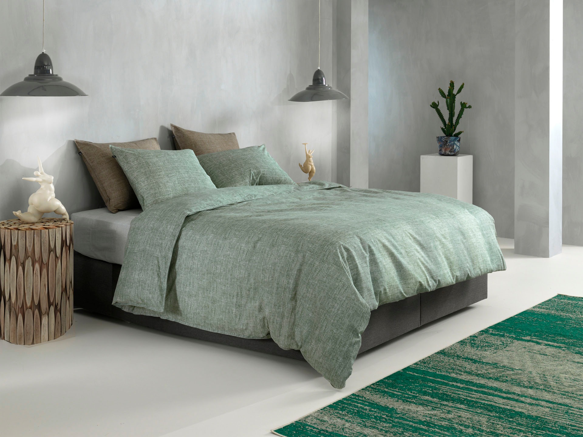 ZO HOME Bettwäsche »Lino«, Bettwäsche aus 100% Baumwolle, hochwertiges Renf günstig online kaufen
