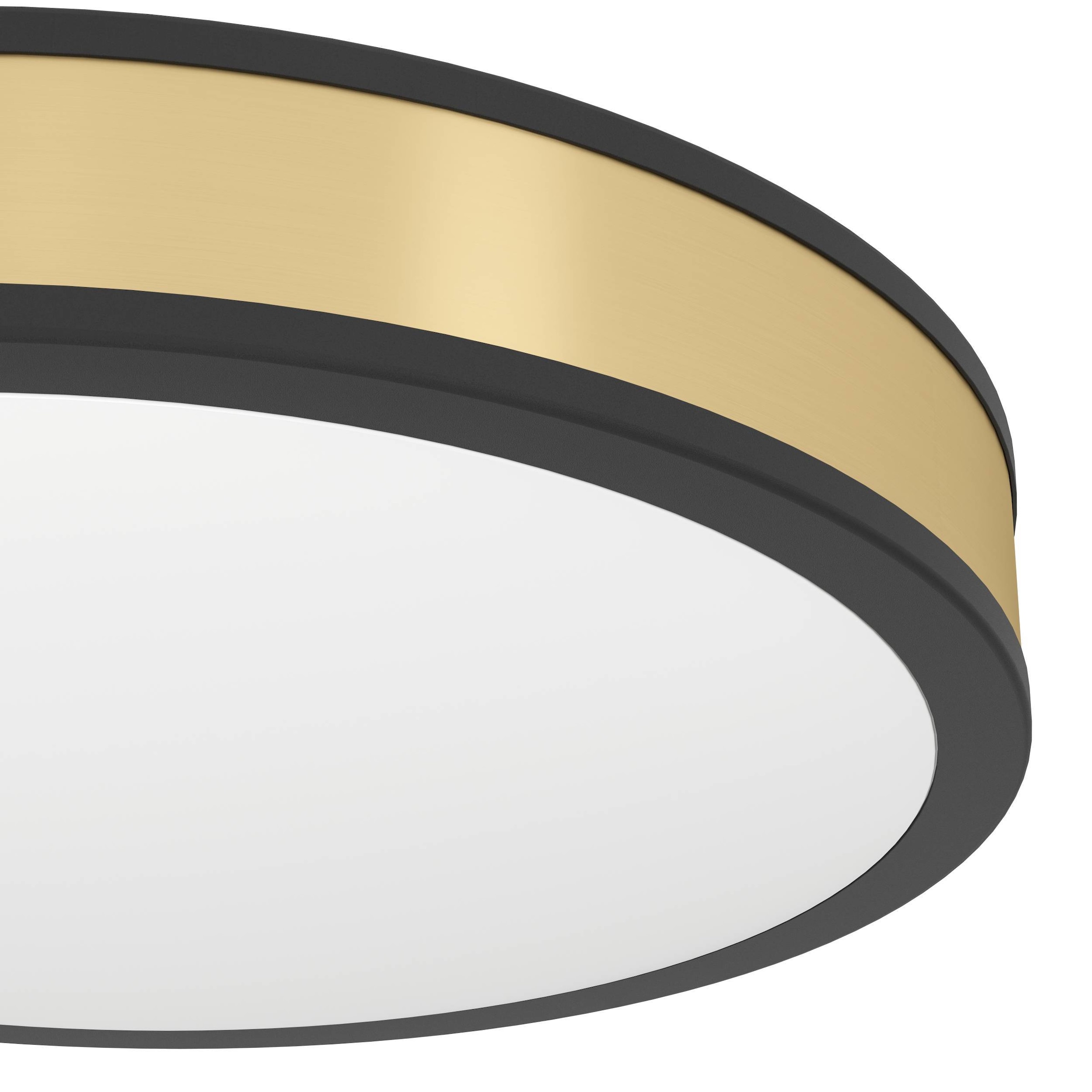 EGLO Deckenleuchte »Pescaito Deckenleuchte, Wohnzimmerlampe, Stahl und Kunststoff, Lampe« LED-Modul 1 Stk. Warmweiß Wandlampe, Deckenlampe Wohnzimmerlampe, Lampe, Ø 38 cm