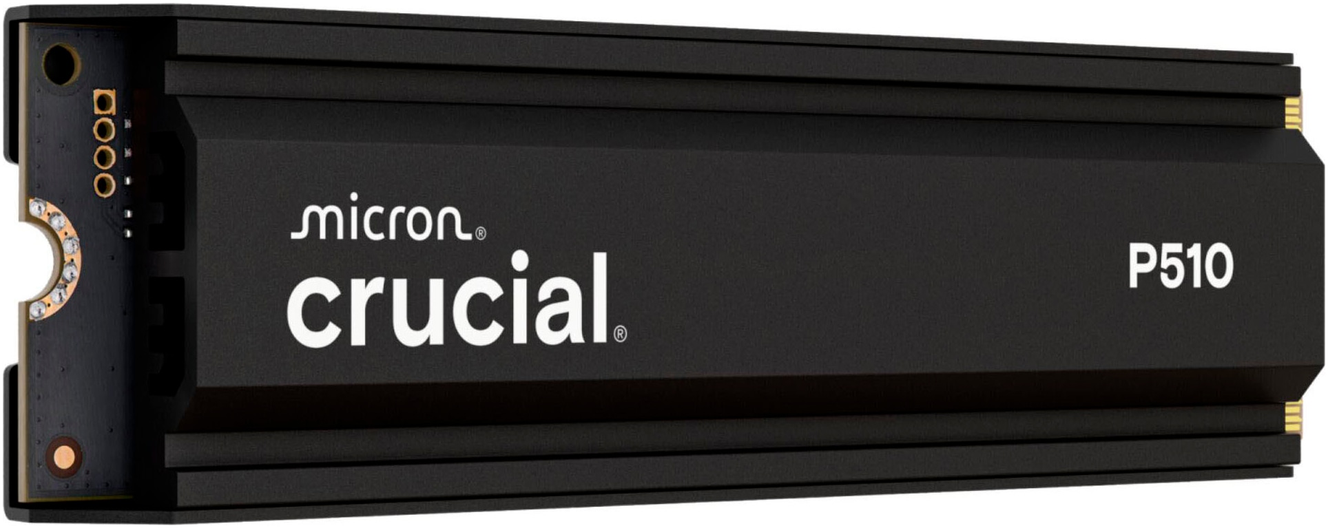 Crucial SSD-Festplatte »P510 Gen5 2280 2TB mit Heatsink« 2000 GB Anschluss M.2 (2880)