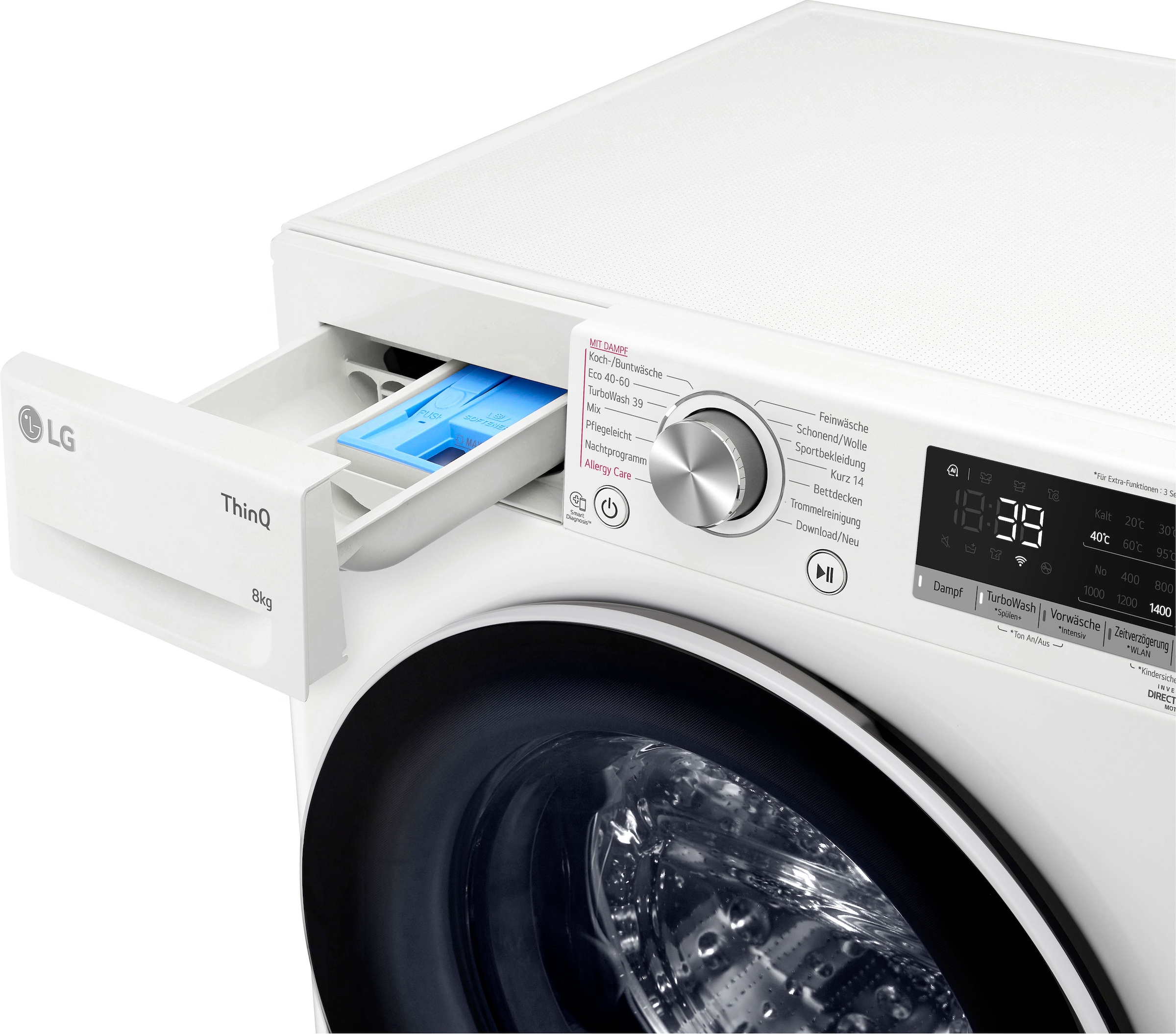 LG Waschmaschine »F4WV5080«, Steam-Funktion F4WV5080, kaufen 8 U/min, kg, 1400