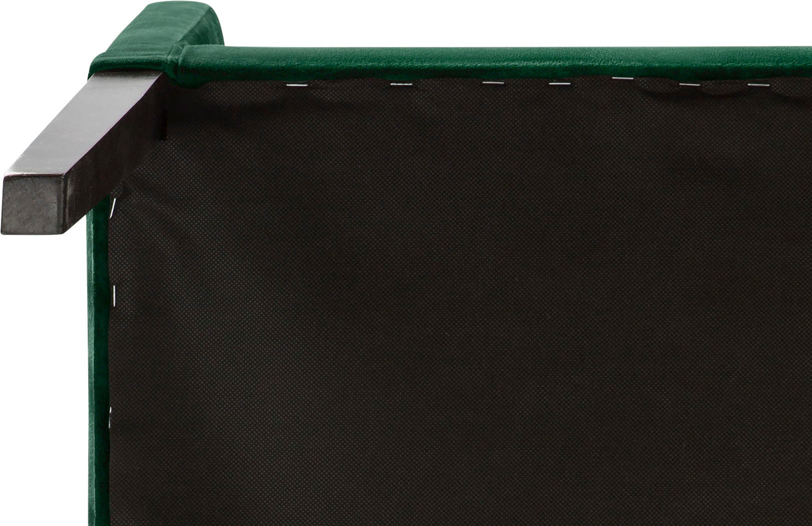 Fink Armlehnstuhl »MARTIN«, Samtvelours VELVET, mit schmalen, schwarzen Beinen