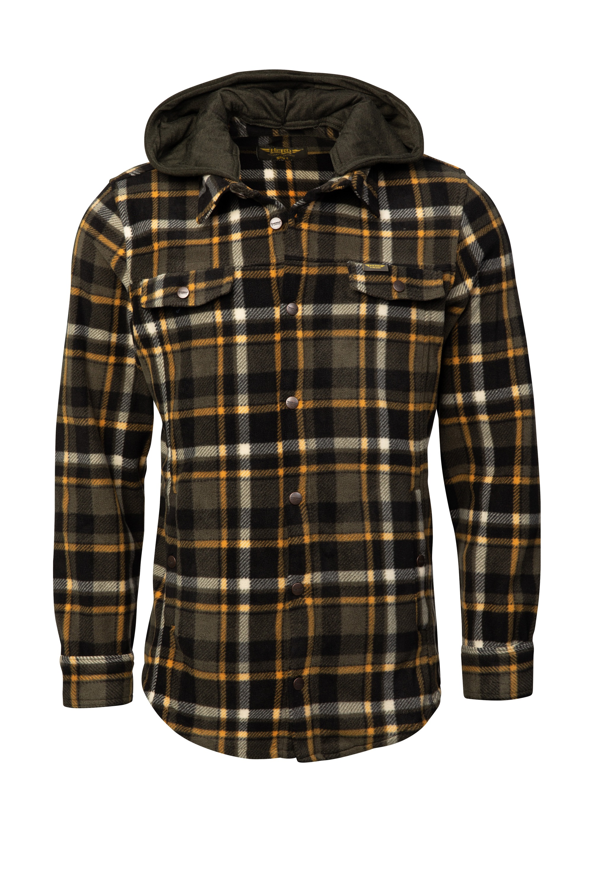 HERO by John Medoox Kapuzenhemd »HUNTER Workwear Arbeitshemd mit Kapuze« Arbeitshemd mit Kapuze Funktionsqualität für Herren