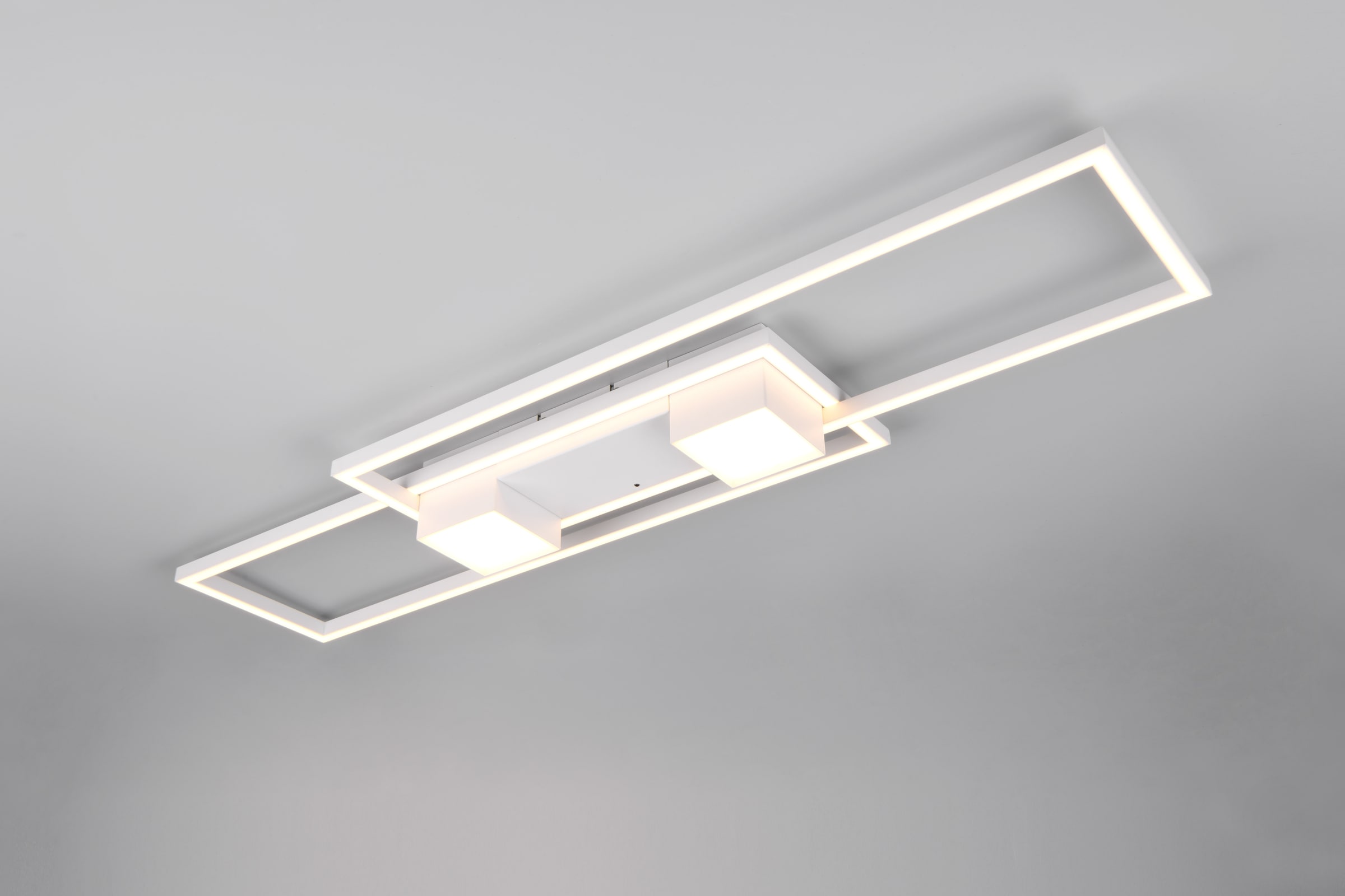 TRIO Leuchten LED Deckenleuchte »ALBANY LED Deckenlampe 37W 4300 Lumen warmweiß bis kaltweiß 2700-6500K« LED-Board 1 Stk. warmweiß - kaltweiß Fernbedienung, Lichtfarbe einstellbar, Memory, Nachtlicht, dimmbar