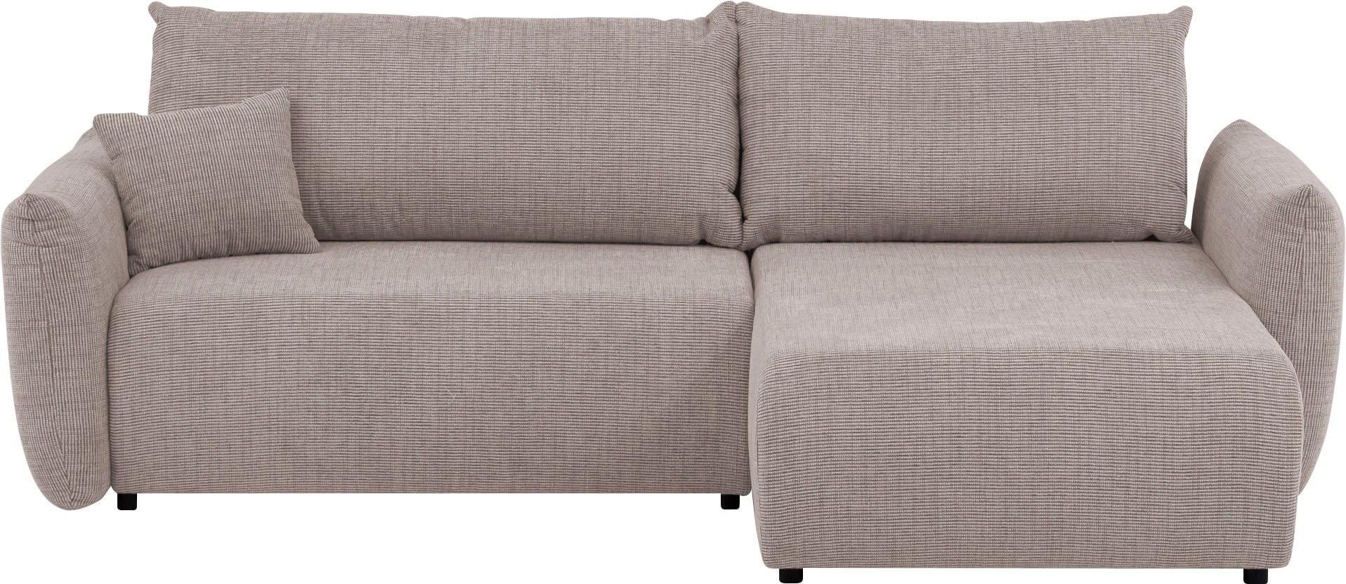 Home affaire Ecksofa »MAVAS Schlafsofa mit Bettkasten, L-Form,« ca.257/127c günstig online kaufen