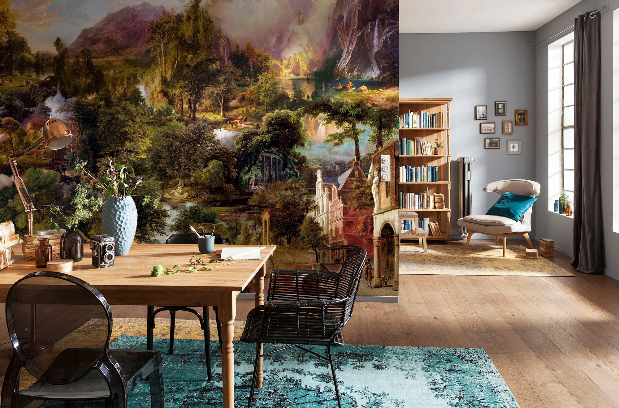 Komar Vliestapete »Digitaldruck Vlies - Heritage - Größe 400 x 260 cm«, bedruckt, Wohnzimmer, Schlafzimmer