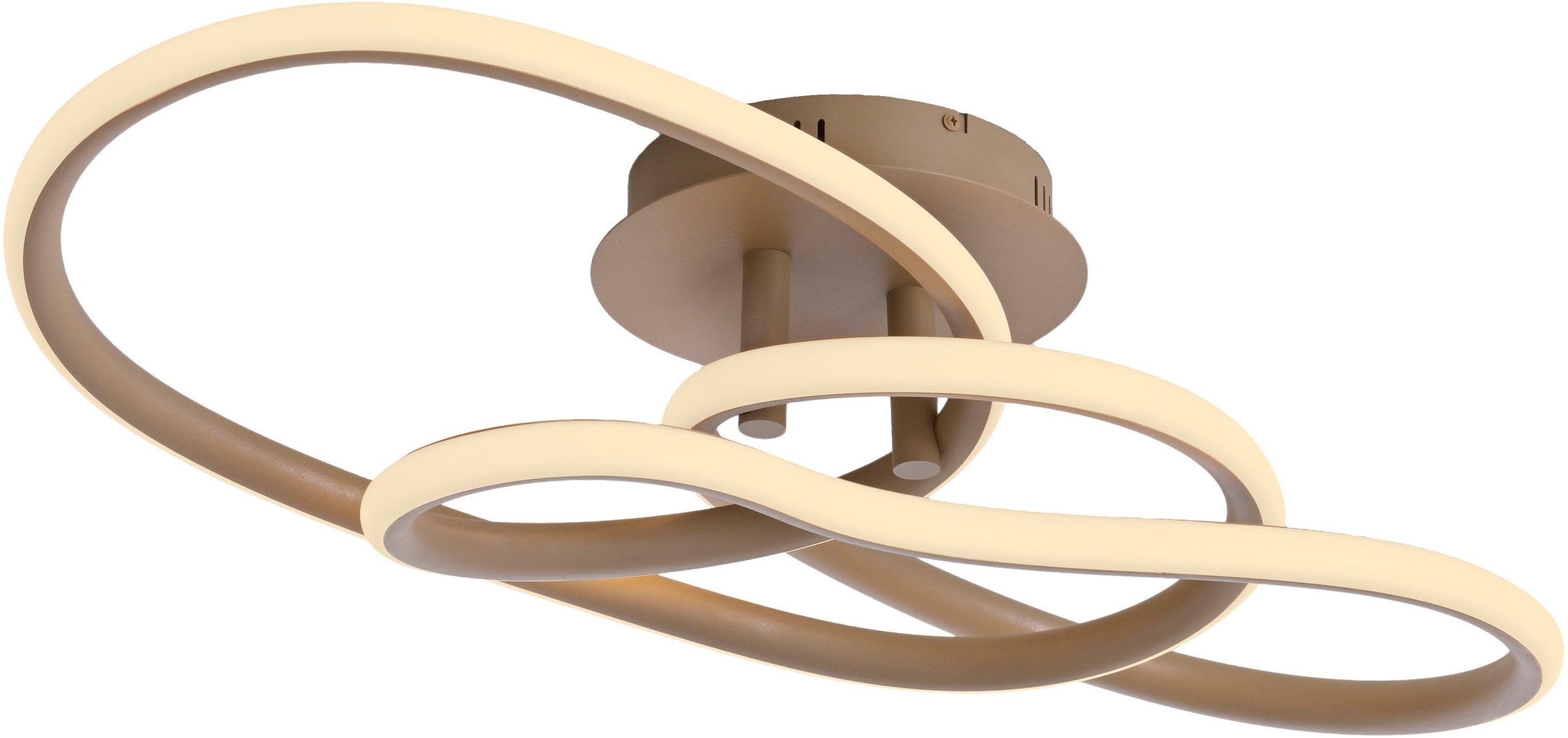 Paul Neuhaus LED Deckenleuchte »TWIST« LED-Board 1 Stk. Warmweiß Stufenlos dimmbar über Lichtschalter, Memoryfunktion