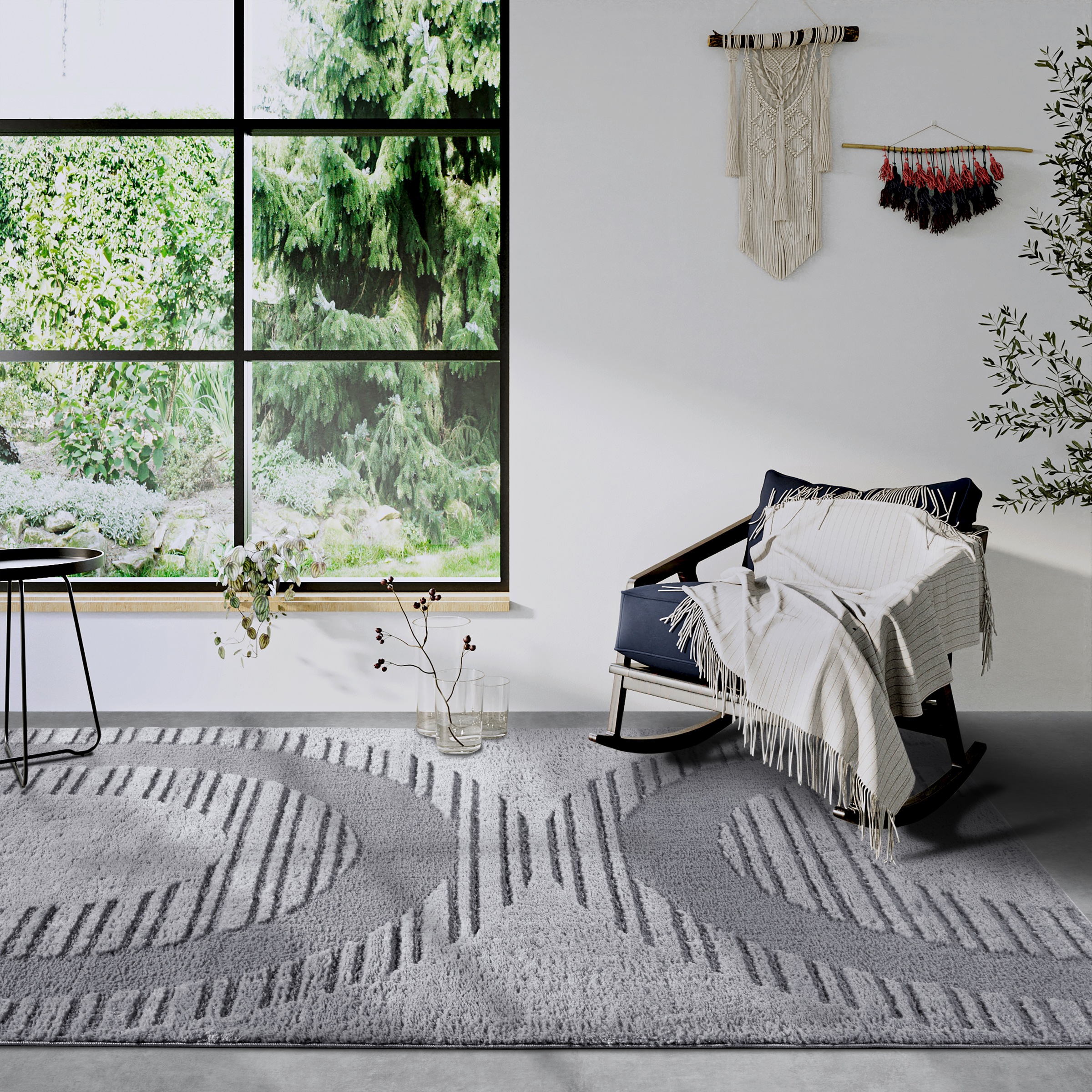 ELLE DECORATION Hochflor-Teppich »Bartoux«, rechteckig, 18 mm Höhe, Hochflo günstig online kaufen