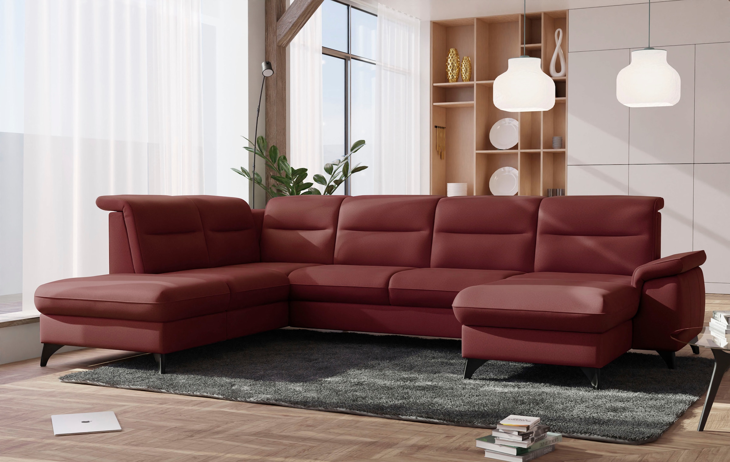 sit&more Wohnlandschaft »Astoria U-Form« wahlweise mit motorischer Relaxfun günstig online kaufen