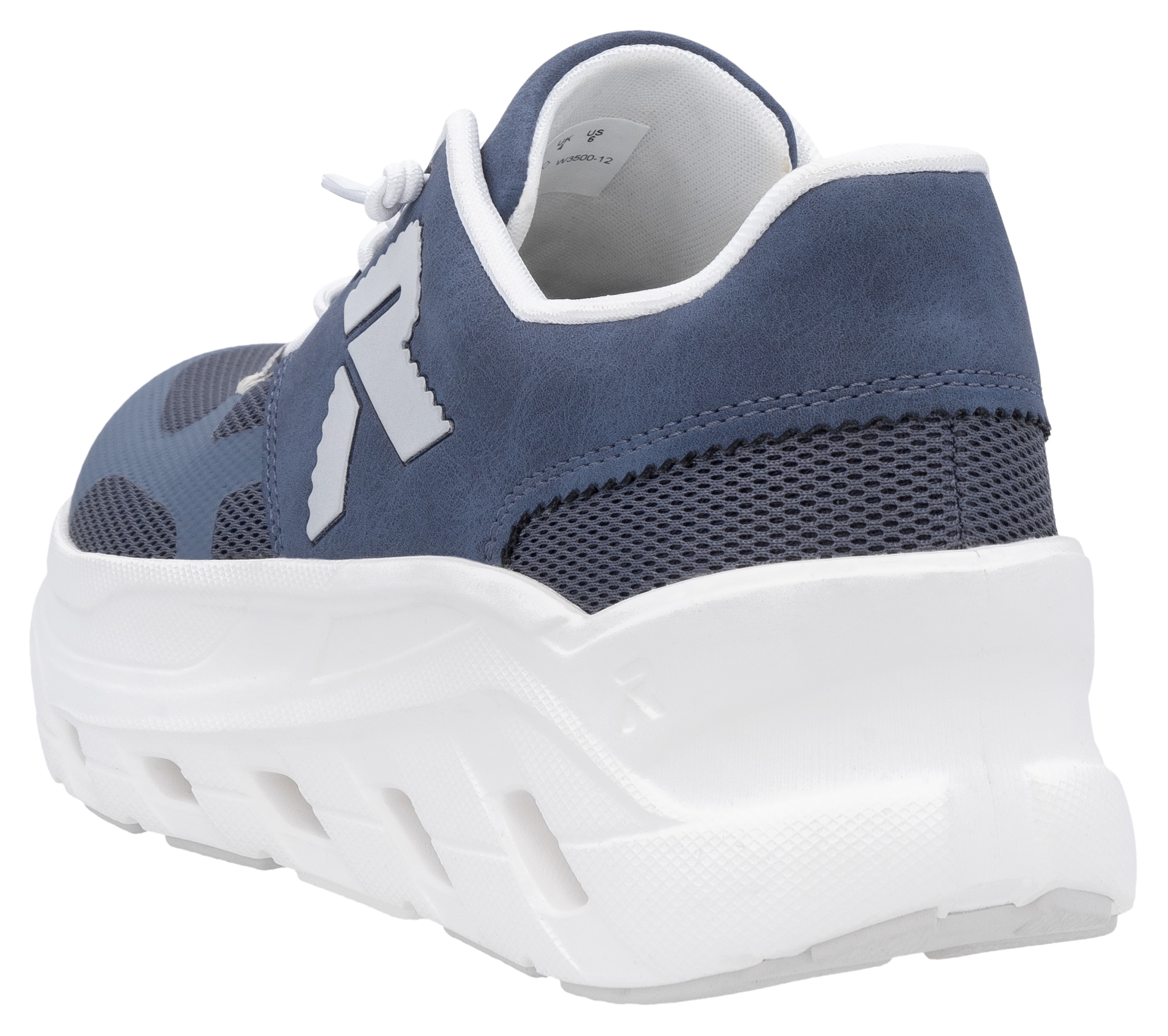 RIEKER Sport Plateausneaker  Slip-on Sneaker, Halbschuh, Freizeitsneaker mit MemoSoft-Innensohle