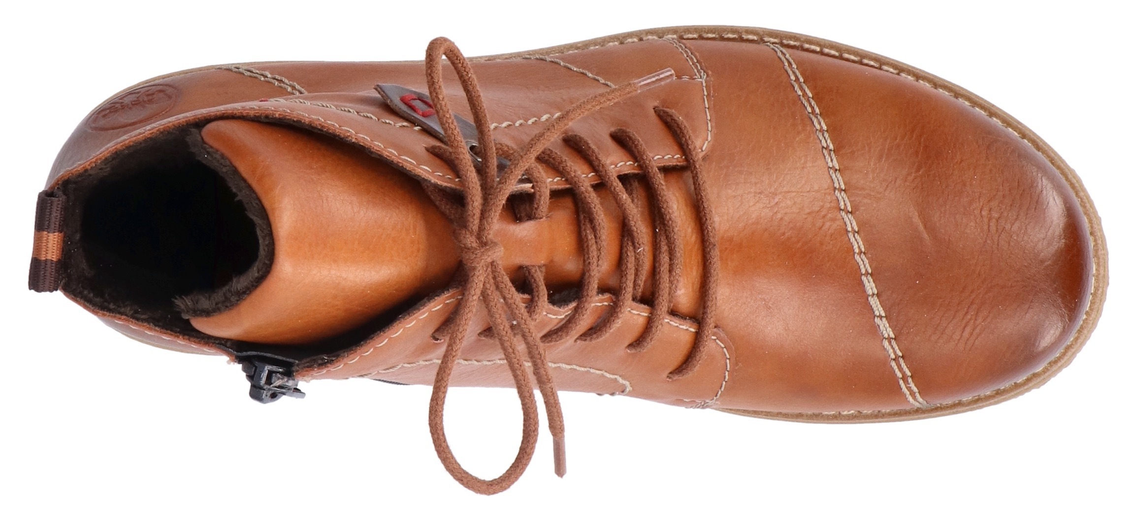 Rieker Schnürstiefelette, mit toller Steppnaht