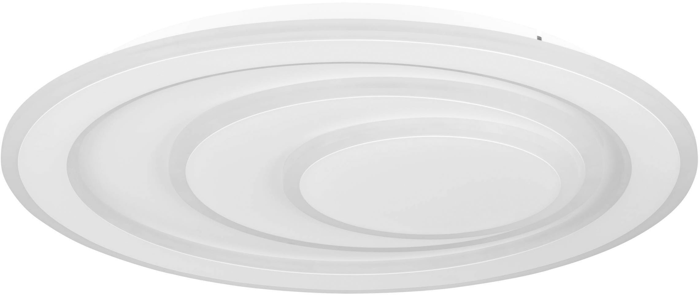 EGLO Deckenleuchte »Palagiano 1 Deckenlampe, Flurlampe aus Metall und Kunst günstig online kaufen