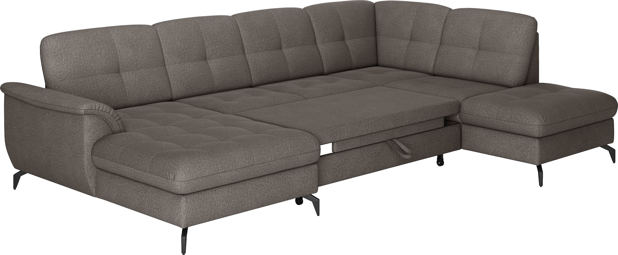 sit&more Wohnlandschaft »Zora U-Form«, wahlweise mit Bettfunktion und Bettkasten