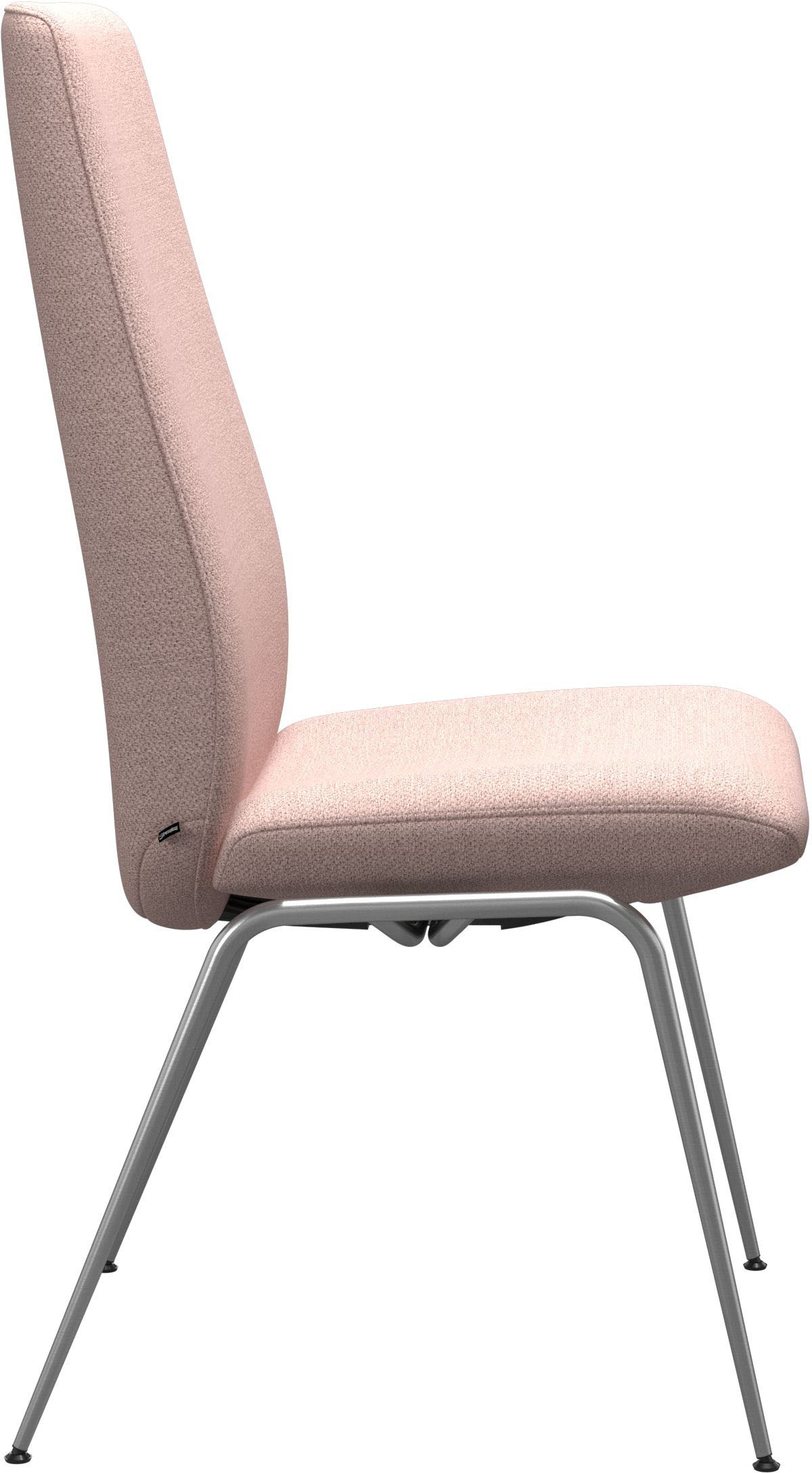 Stressless® Polsterstuhl »Laurel«, ROHLEDER Stoff Q2 FARON, High Back, Größe L, mit Beinen aus Stahl in Chrom matt