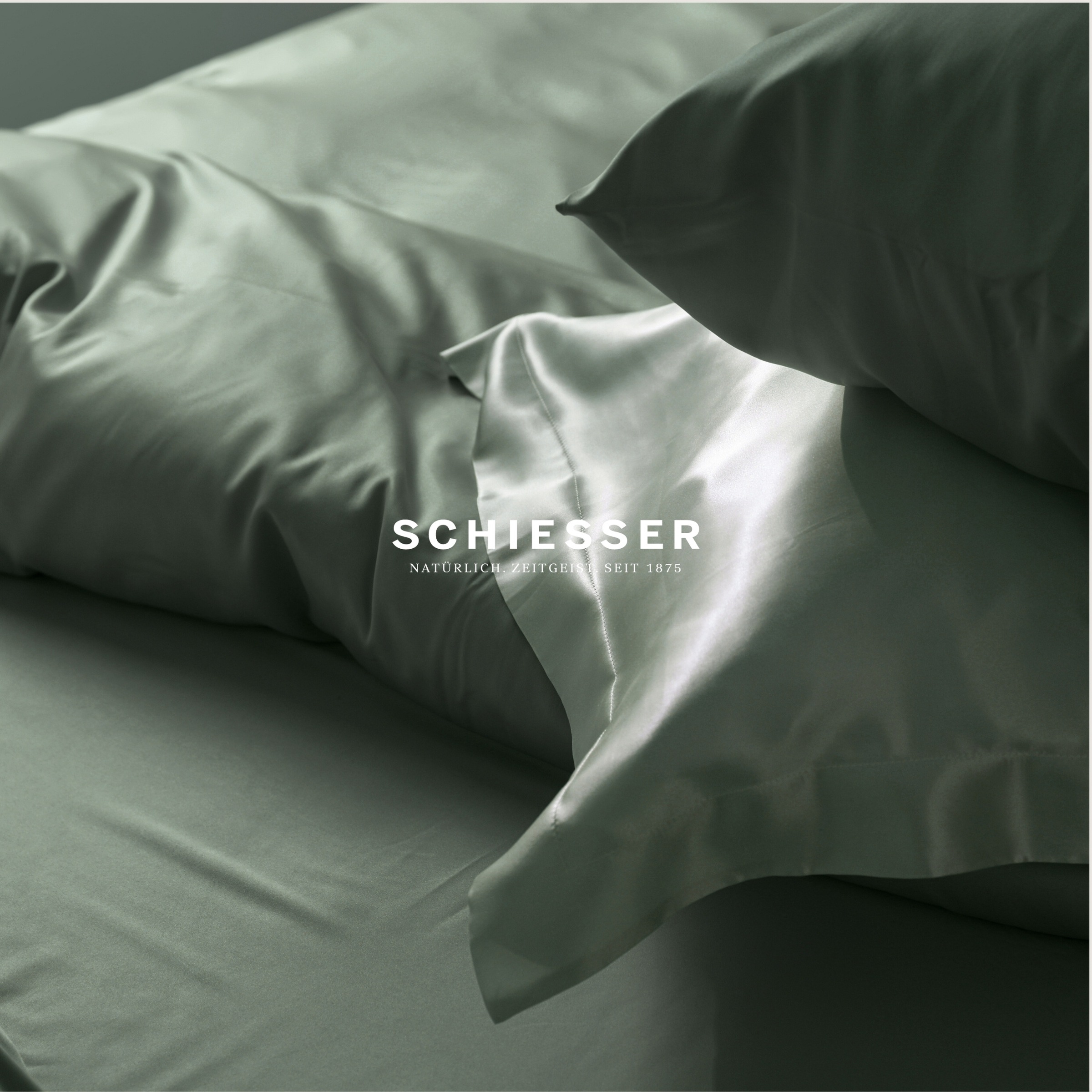 Schiesser Bettwäsche »Ella seidenmattes Premiumbettwäscheset aus feinstem Baumwollsatin«, Made in Green