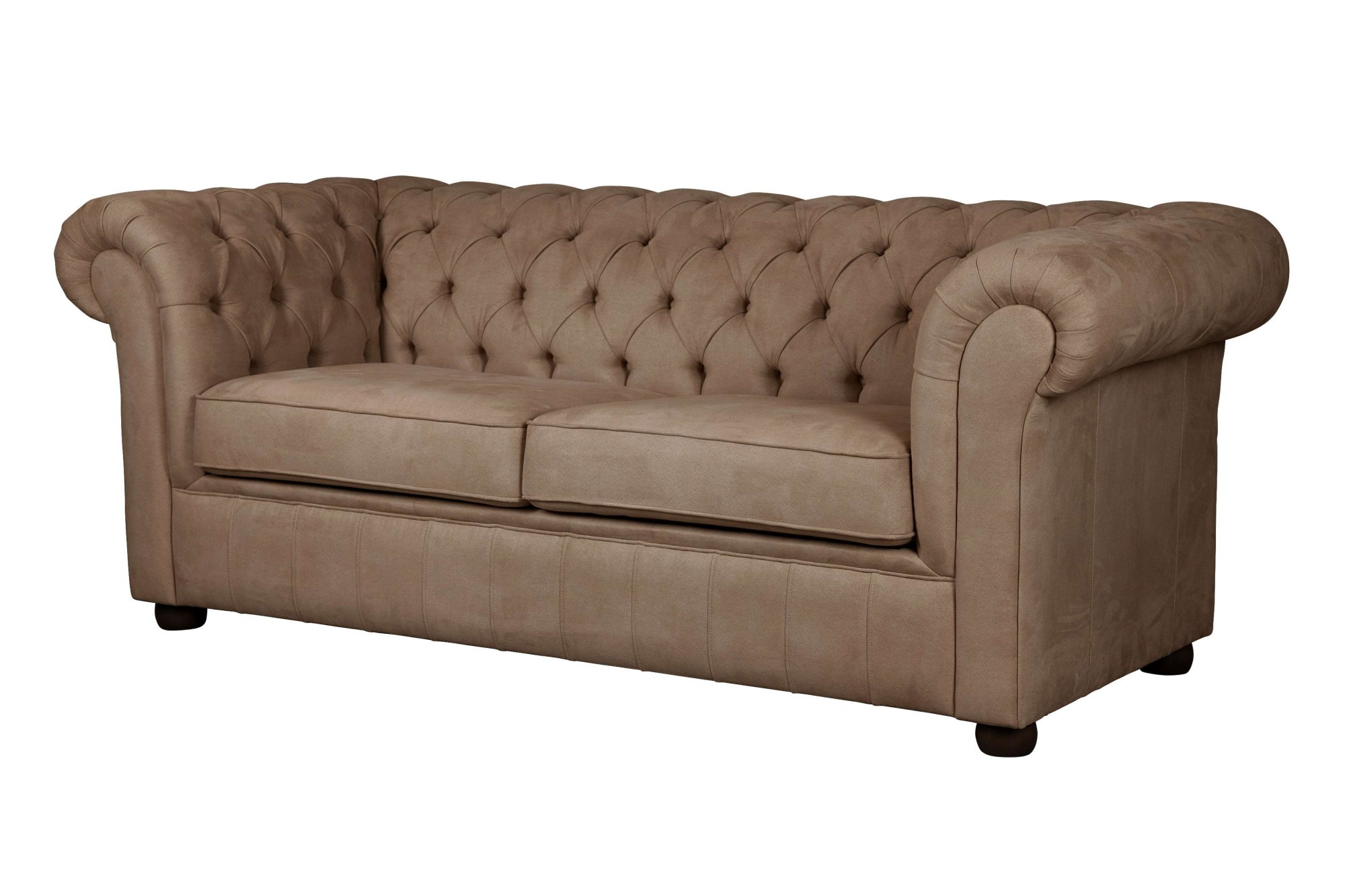 Home affaire 3-Sitzer »CHARENTE, optionale Schlafsofa, Chesterfield-Sofa, Bettfunktion«, mit edler Knopfheftung und typischen Armlehnen, B/T/H 198/89/74 cm