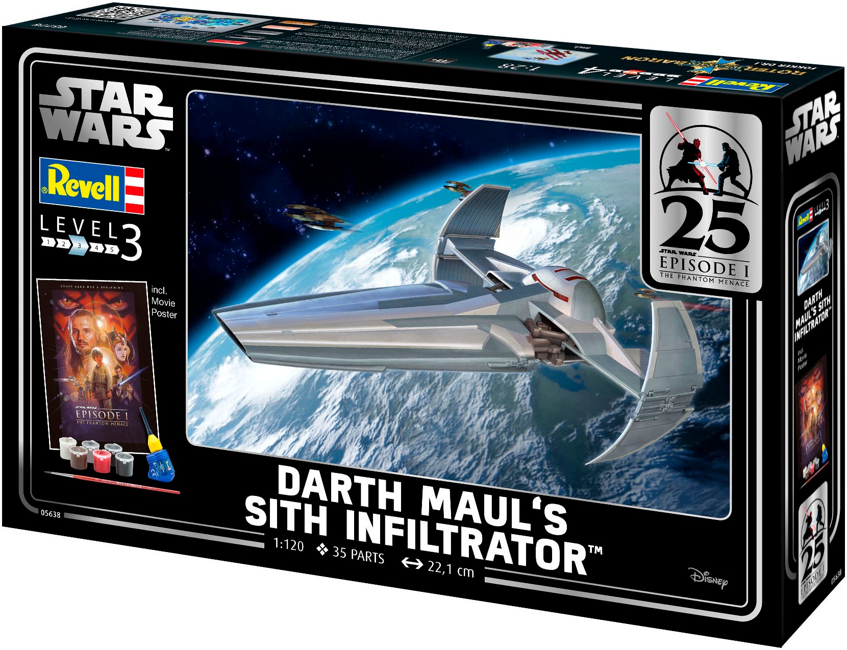 Revell® Modellbausatz »Geschenkset Darth Maul's Sith Infiltrator™« Made in Europe