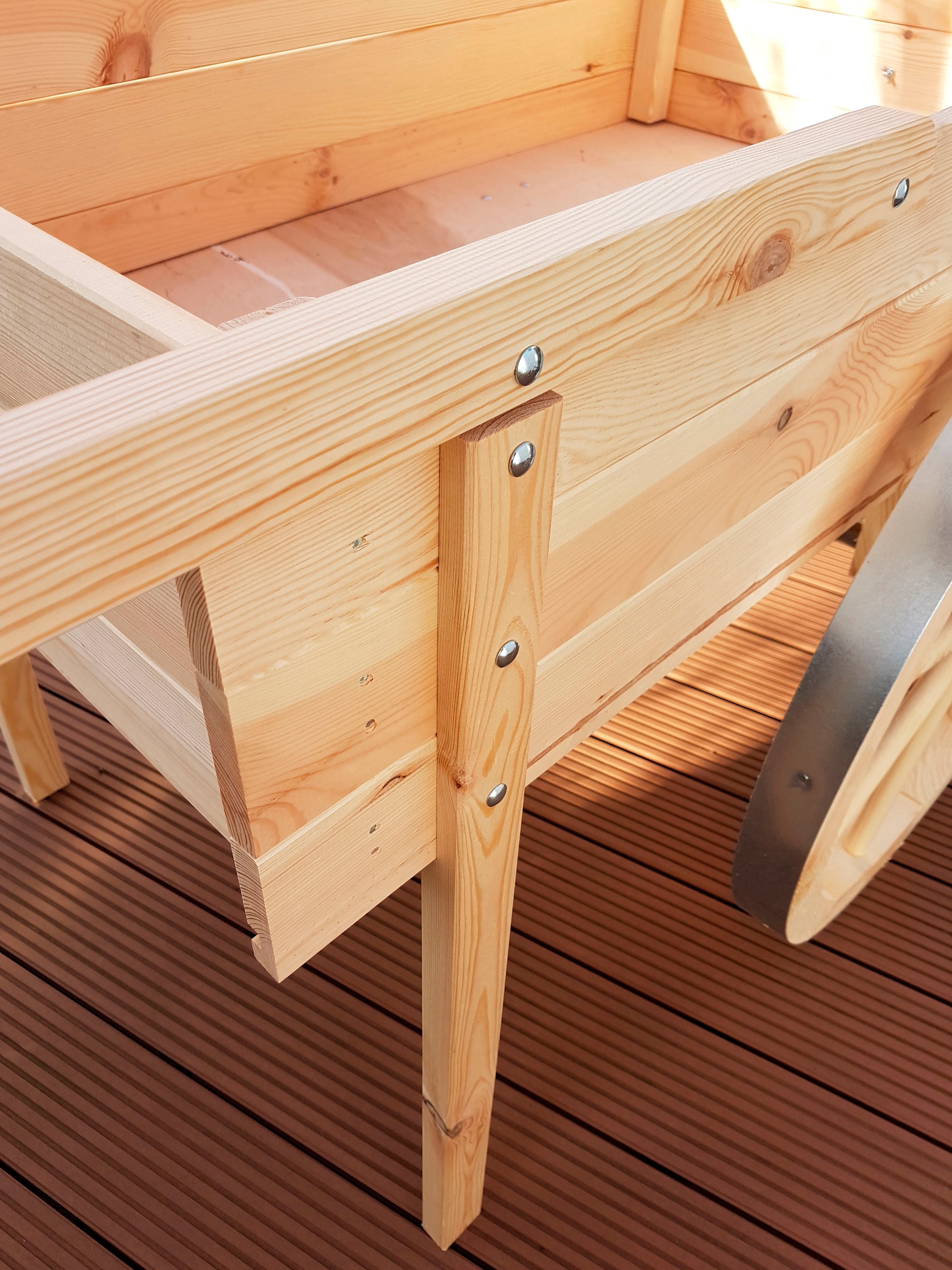 promadino Transportkarren »Marktwagen« BxTxH: 173x82x80 cm