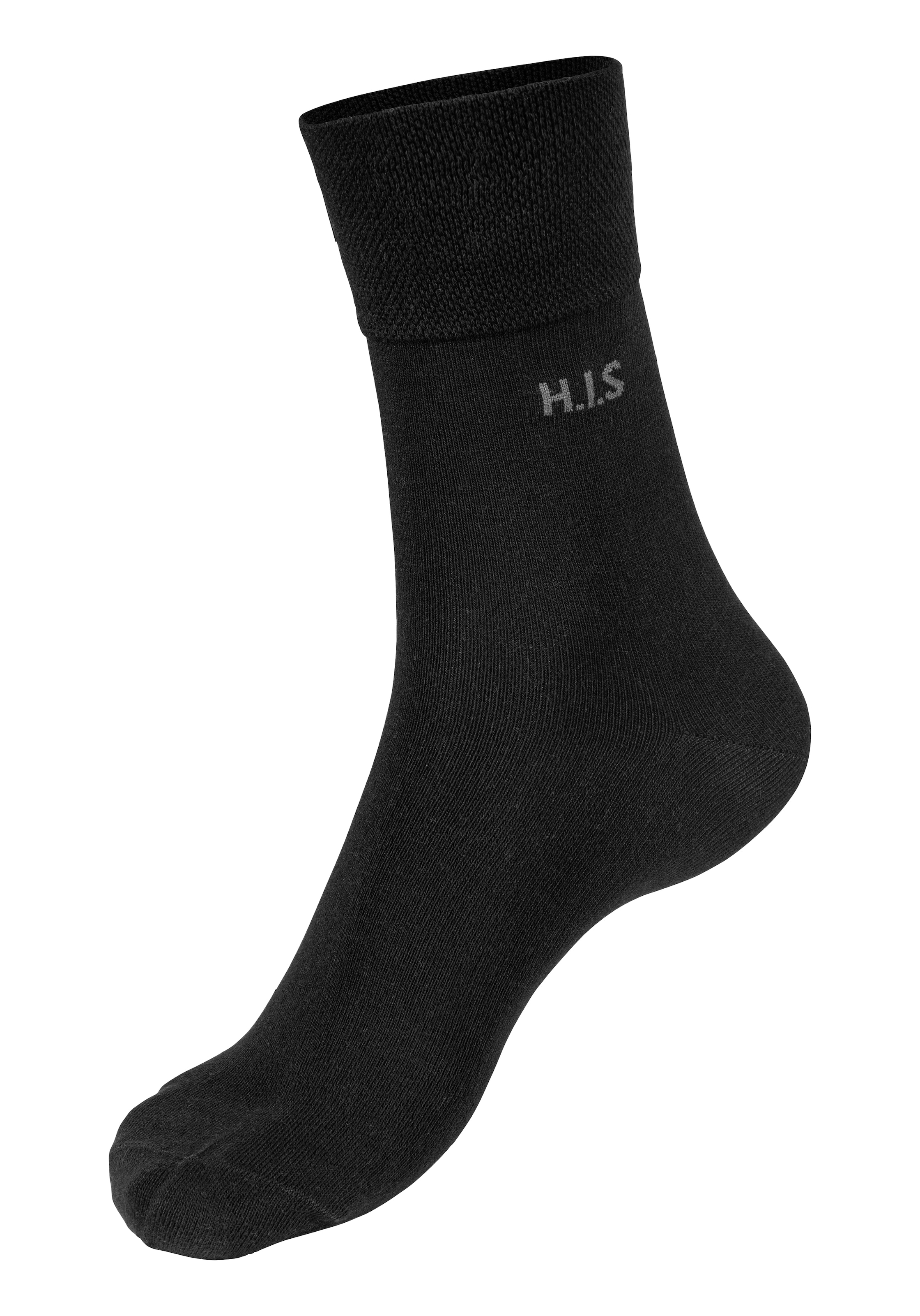 12 H.I.S online Gummi Paar), kaufen Socken, einschneidendes ohne (Packung,