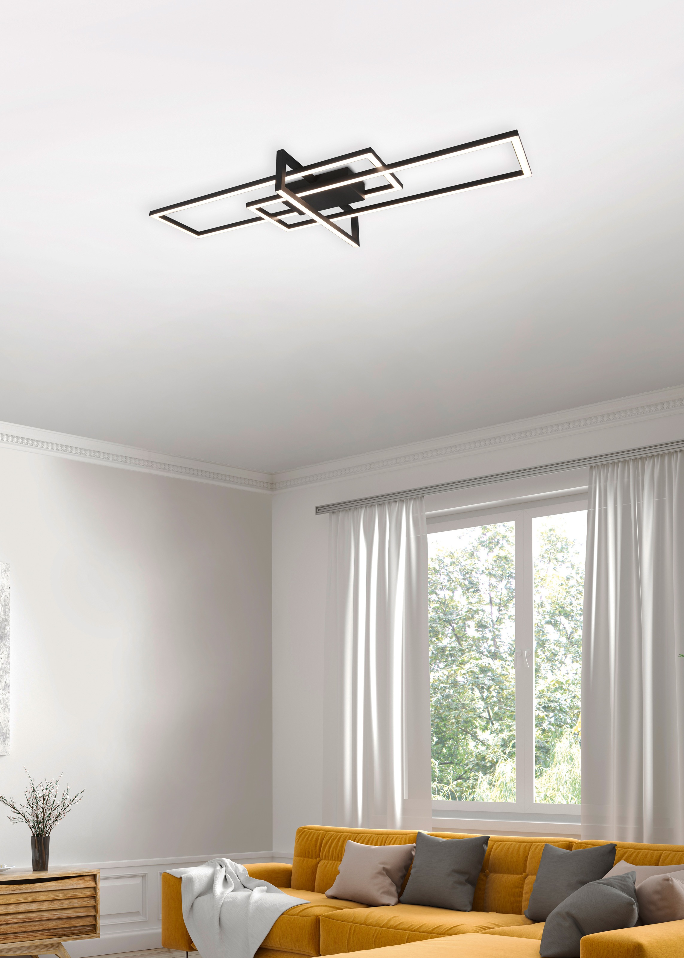 my home LED Deckenleuchte »Alica«, 1 flammig, Leuchtmittel LED-Modul   LED günstig online kaufen
