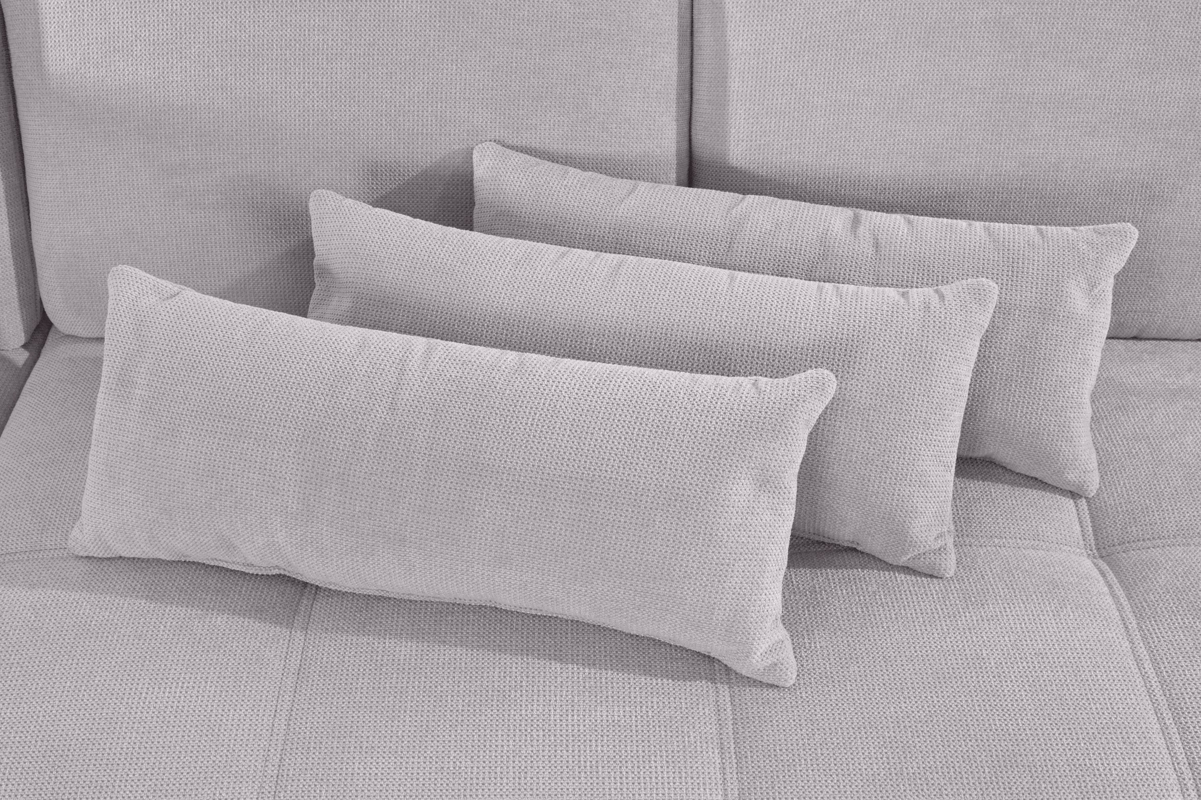 Places of Style Wohnlandschaft »Costello U-Form, mit Sitztiefenverstellung, Armteilverstellung und«, 3 Nierenkissen, optional Bettfunktion und Bettkasten