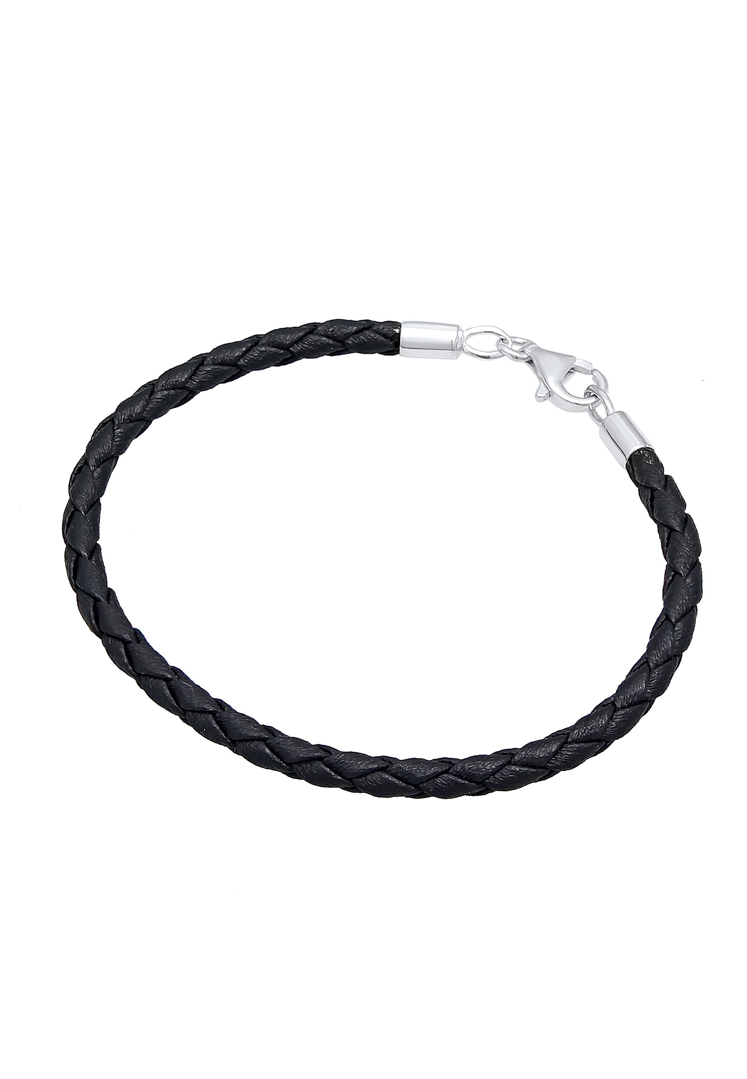 Nenalina Armband »Bead Anhänger Bettelarmband Fake Leder 925 Silber«