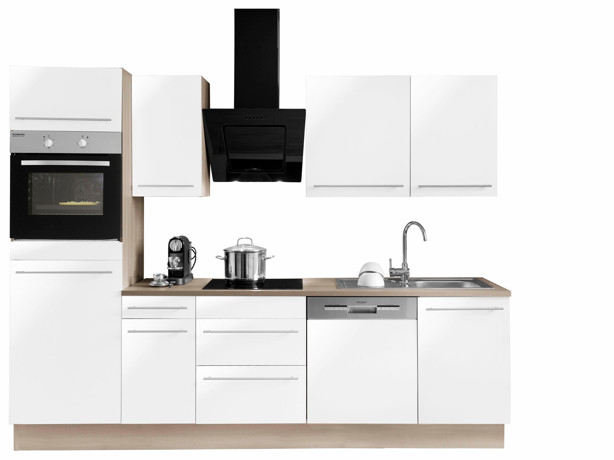Küchenzeile 270 wahlweise OPTIFIT Raten cm, Breite kaufen E-Geräten »Bern«, mit auf