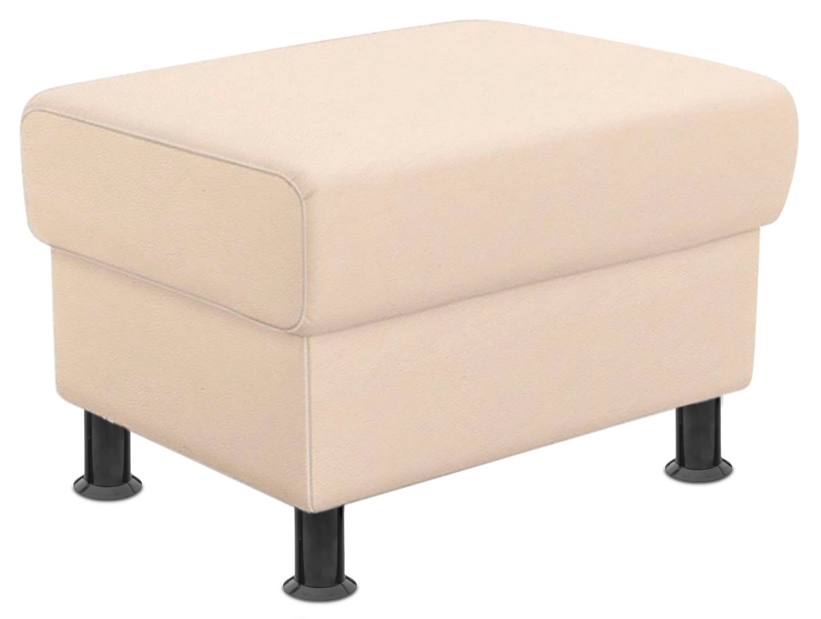 TRENDMANUFAKTUR Hocker »Rondo, Polsterhocker zur Serie, Breite 67 cm, Füße günstig online kaufen