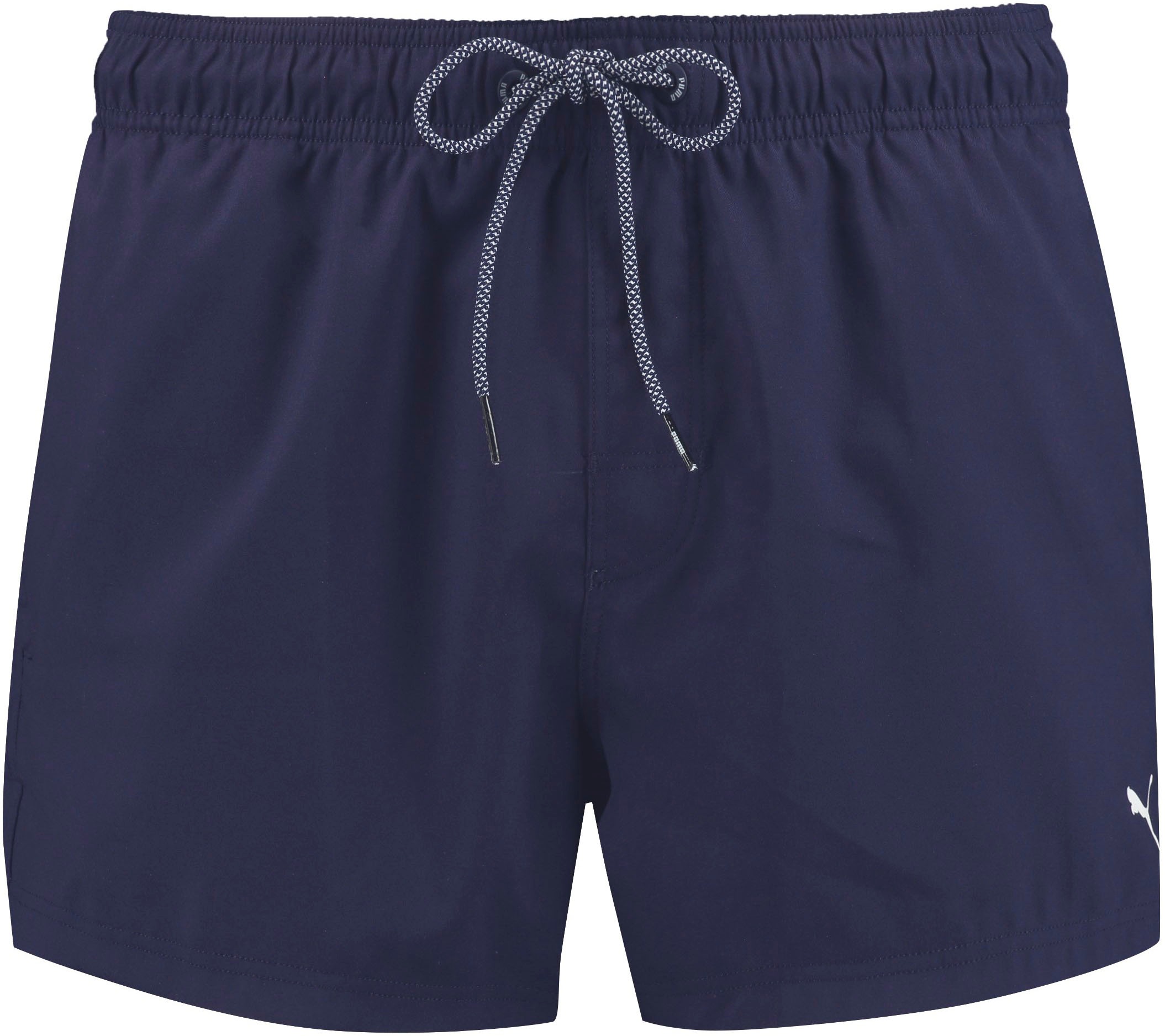 PUMA Badeshorts, mit seitlichen Eingrifftaschen und Gesäßtasche mit Klettverschluss