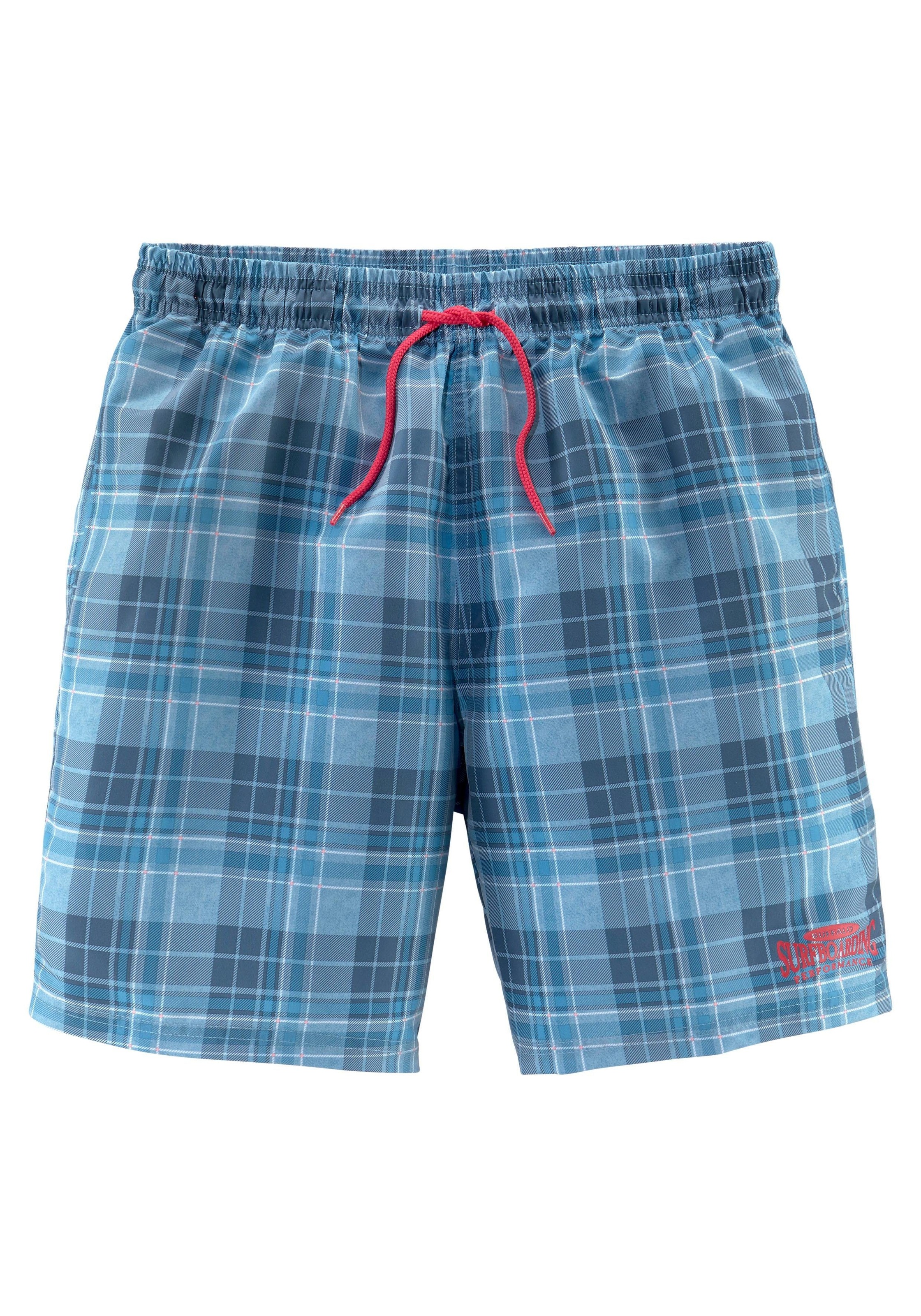2. Bild von Buffalo Badeshorts, mit trendigem Karomuster