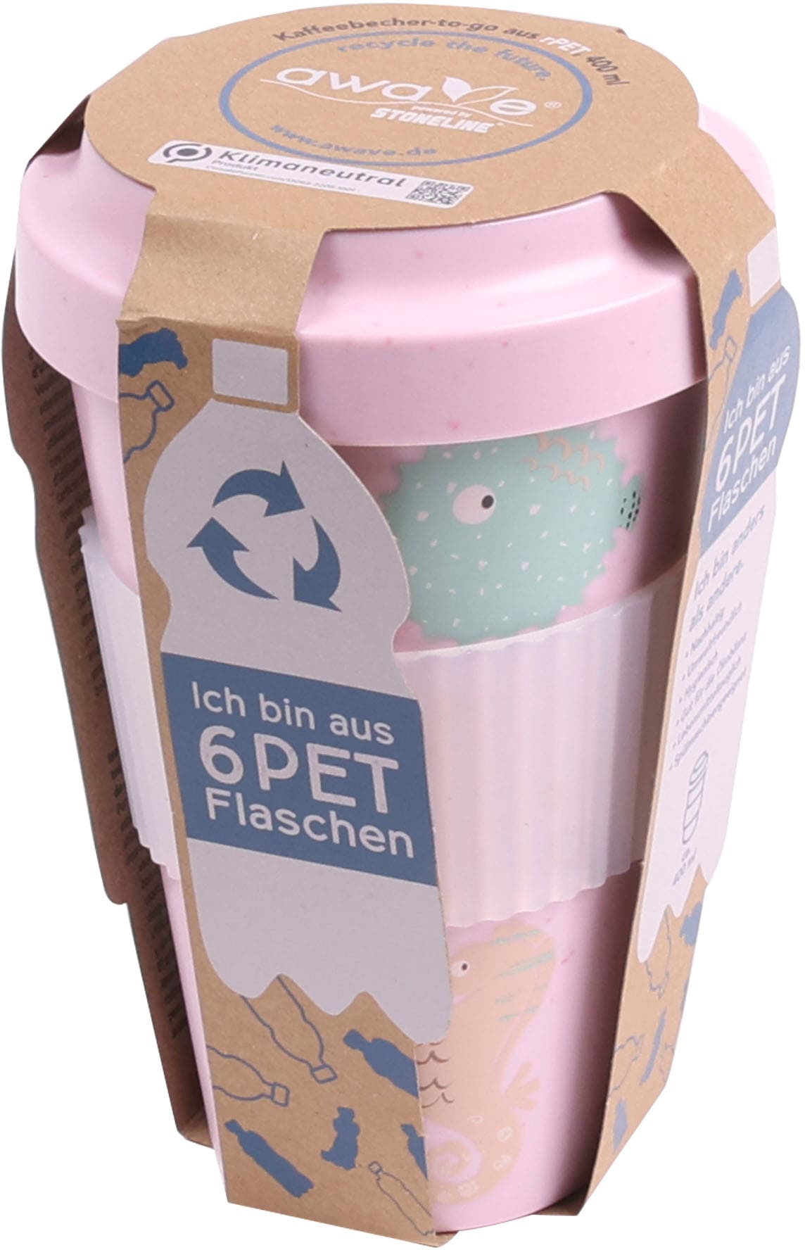 AWAVE® Becher »AWAVE«, (Set, 2 tlg.), mit rPET, 400 ml online kaufen